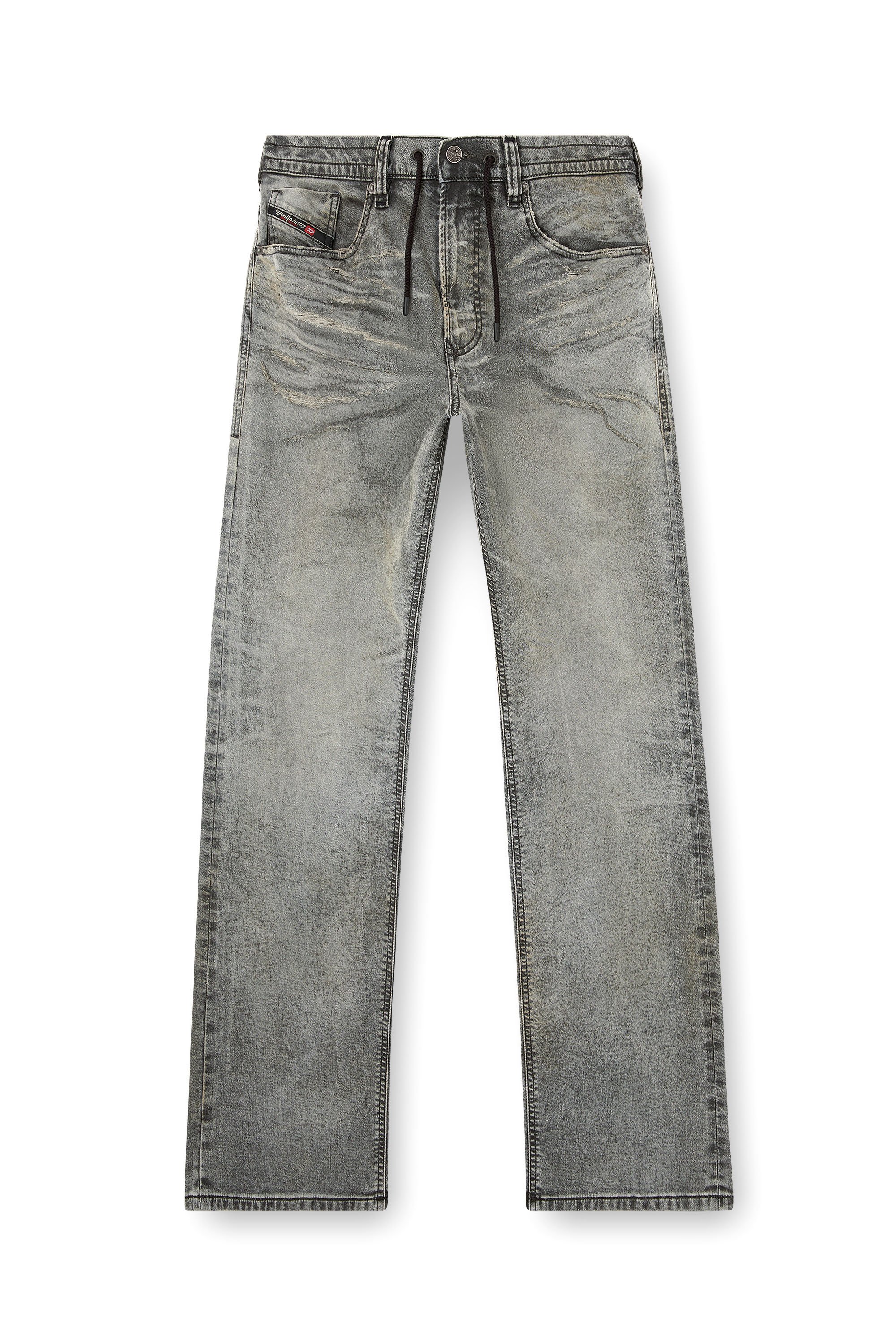 Diesel - Male's Relaxed 2080 D-Reel Joggjeans® 09M35, ブラック/ダークグレー - 3