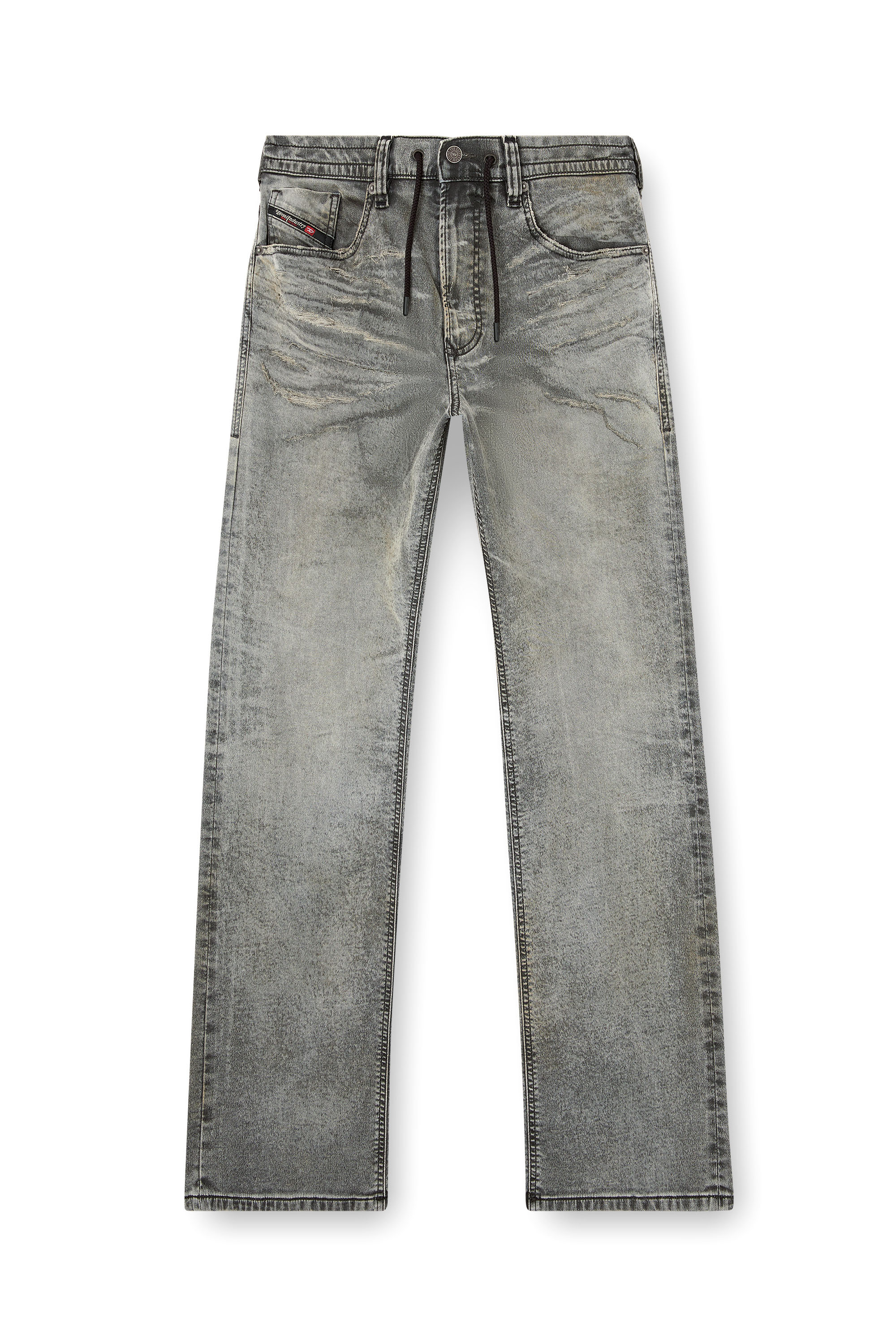 Diesel - Male's Relaxed 2080 D-Reel Joggjeans® 09M35, ブラック/ダークグレー - 2