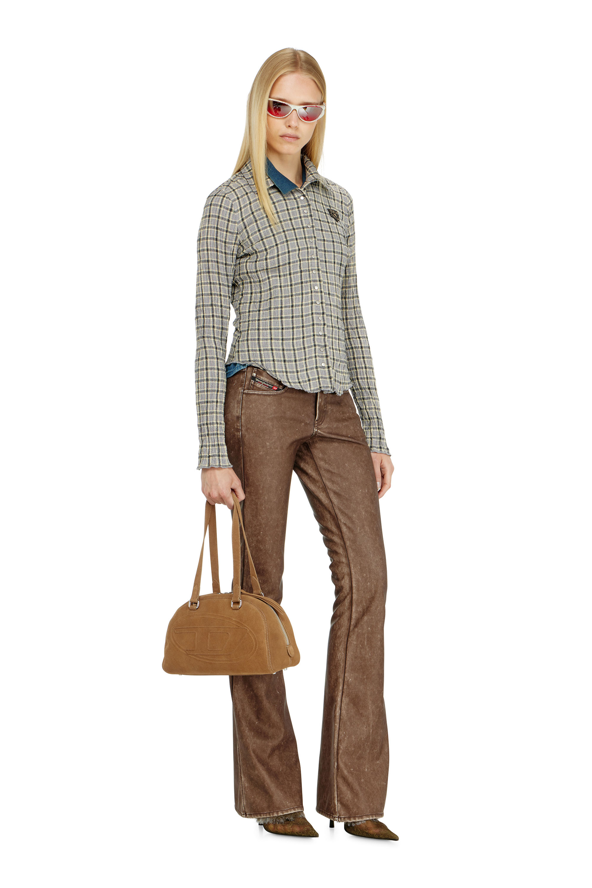 Diesel - C-ARRILON, Female's シャツ in グレー - 1
