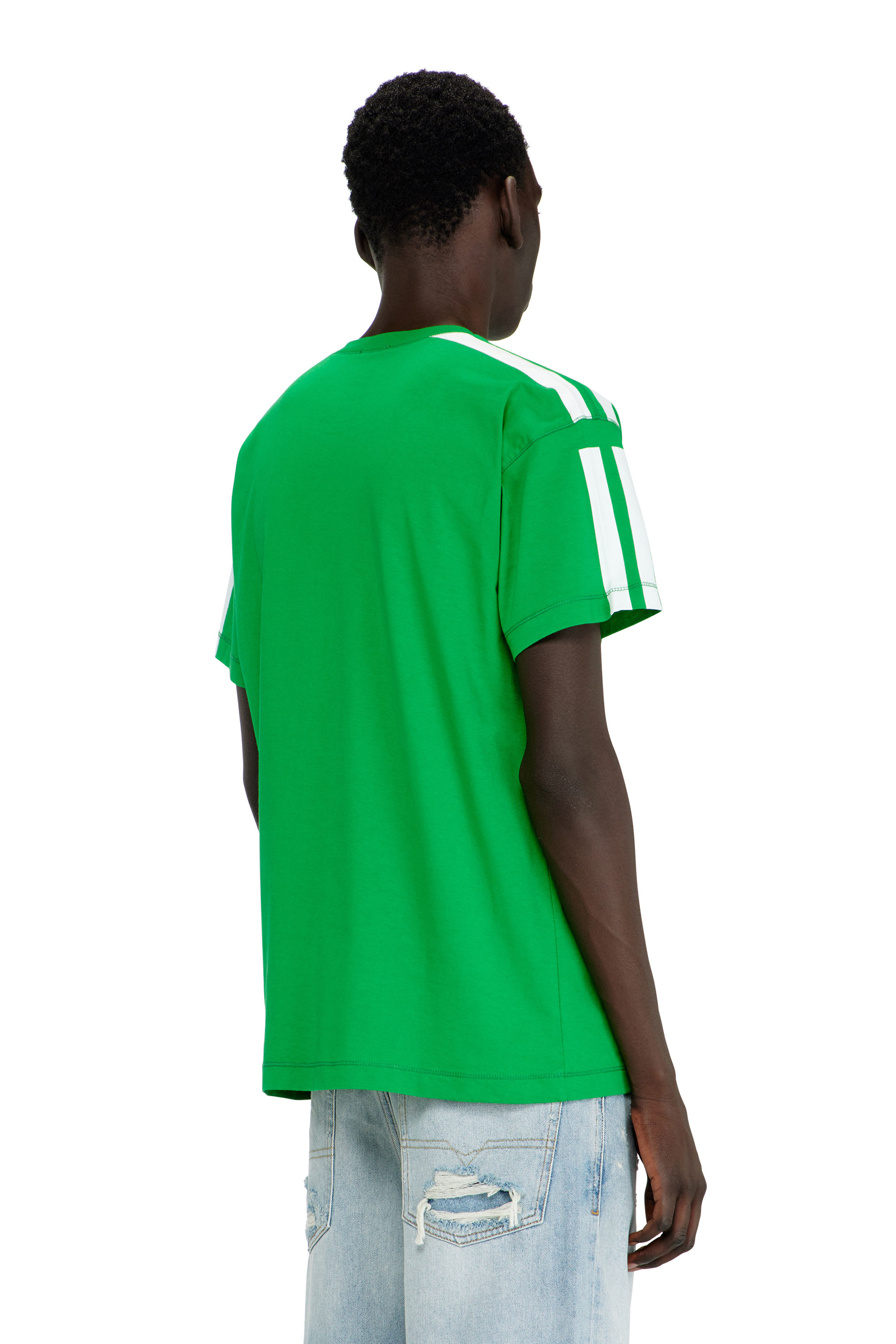 Diesel - T-NORM-V12, Male's Tシャツ in グリーン - 4
