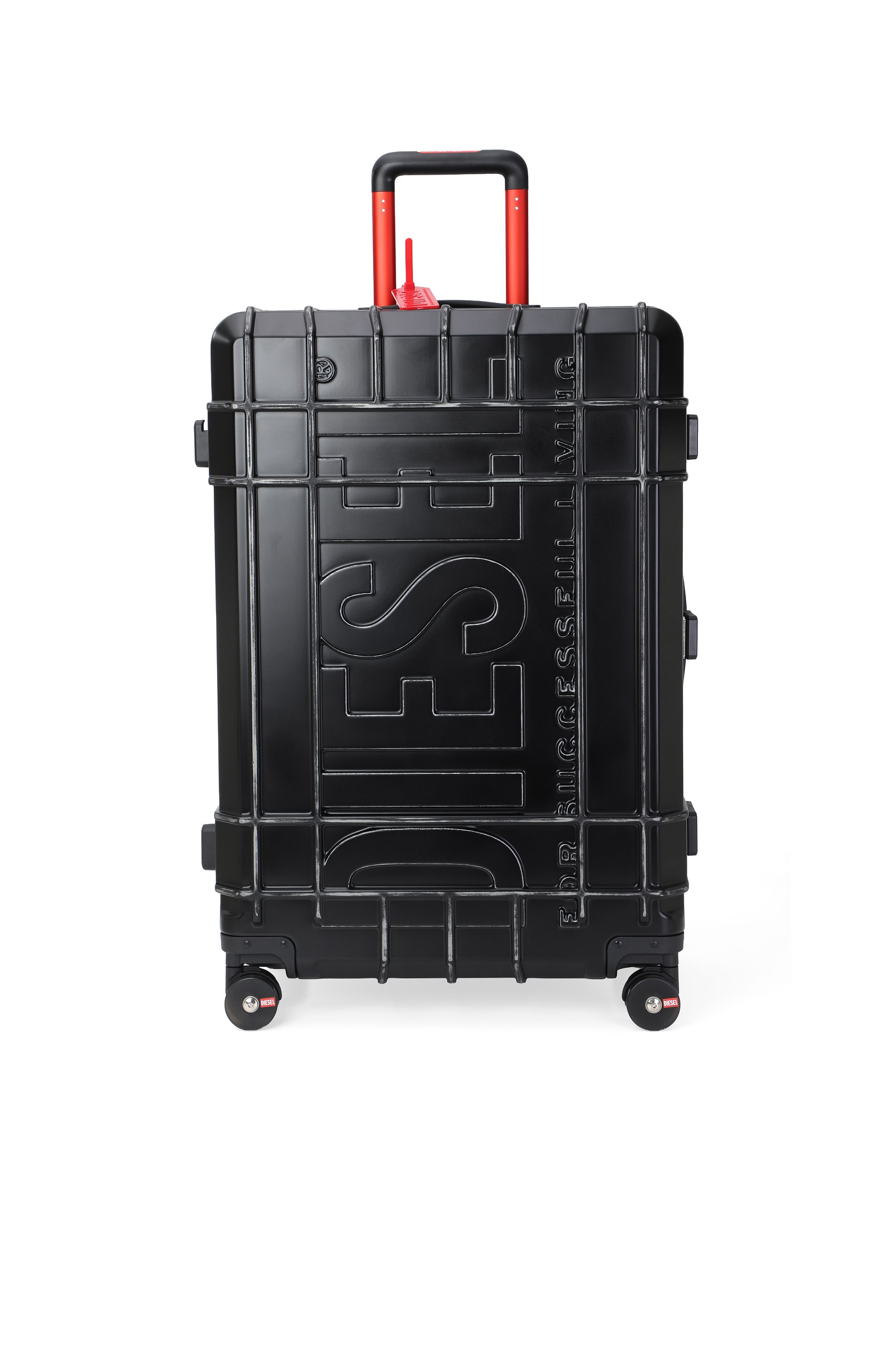 Diesel - DIESEL PC STRONG IMAGE TROLLEY- DSL003, Unisex's Rugged suitcase size L in ブラック - 1