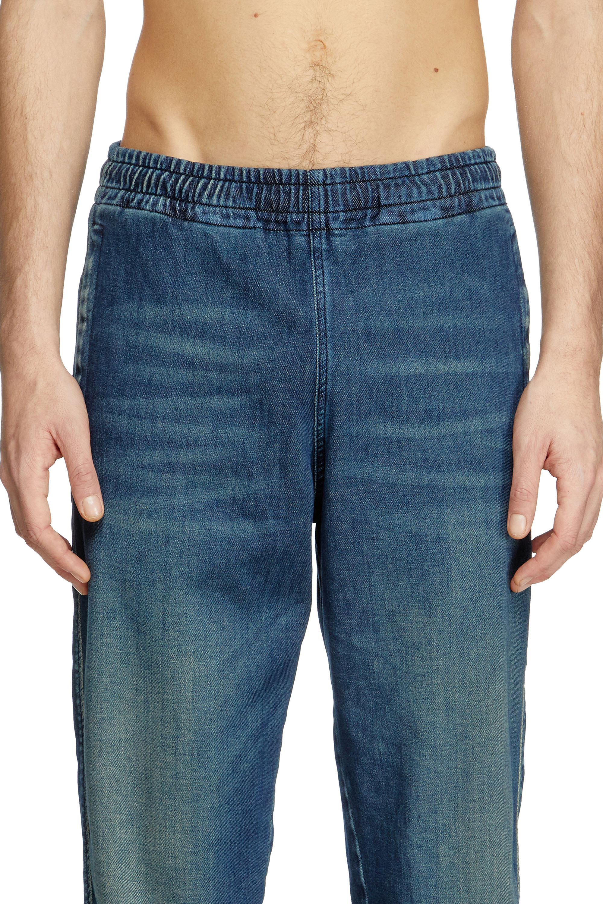 Diesel - Unisex's Slim D-Labb Track denim 09L75, ミディアムブルー - 4