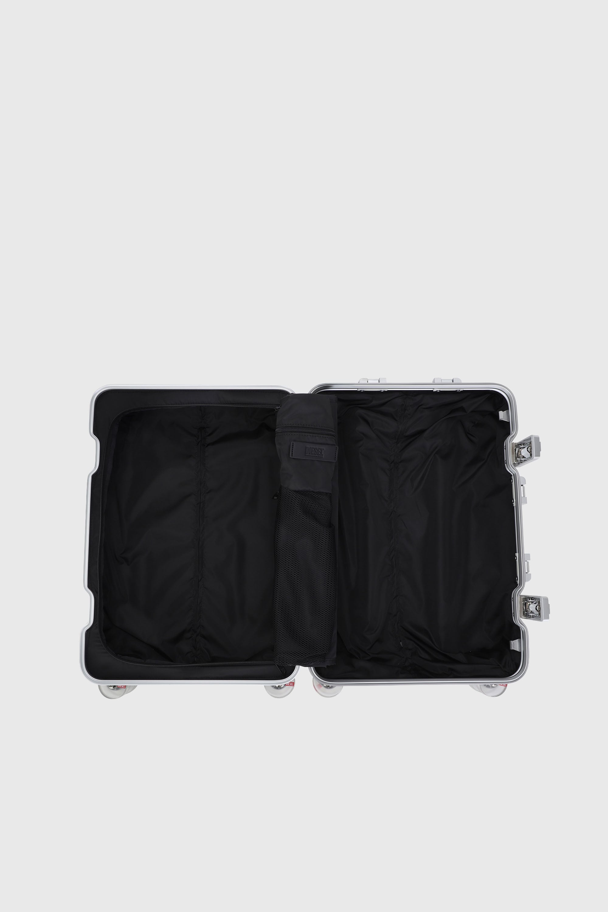 Diesel - DIESEL ALUMINUM TROLLEY- DSL002, Unisex's Aluminum suitcase size S in シルバー - 4