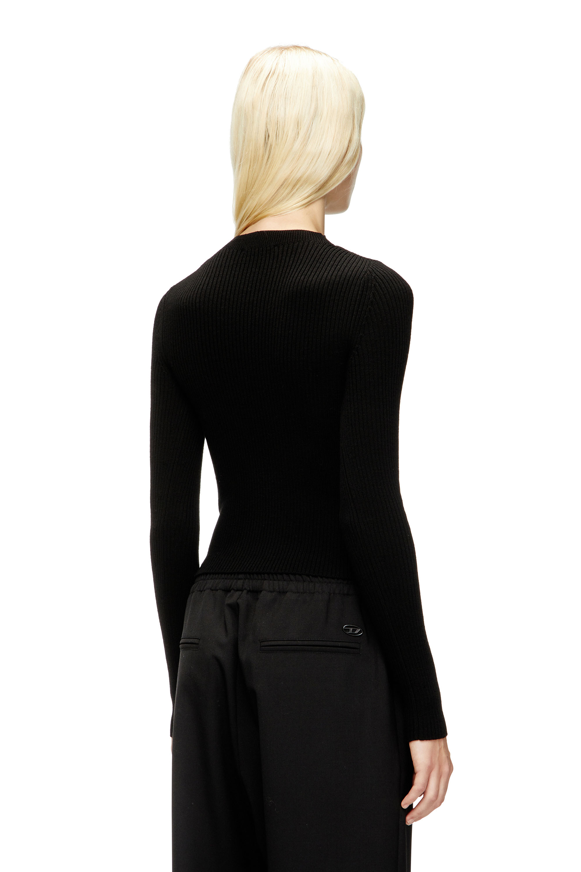 Diesel - M-OLINA, Female's プルオーバーニット in ブラック - 4