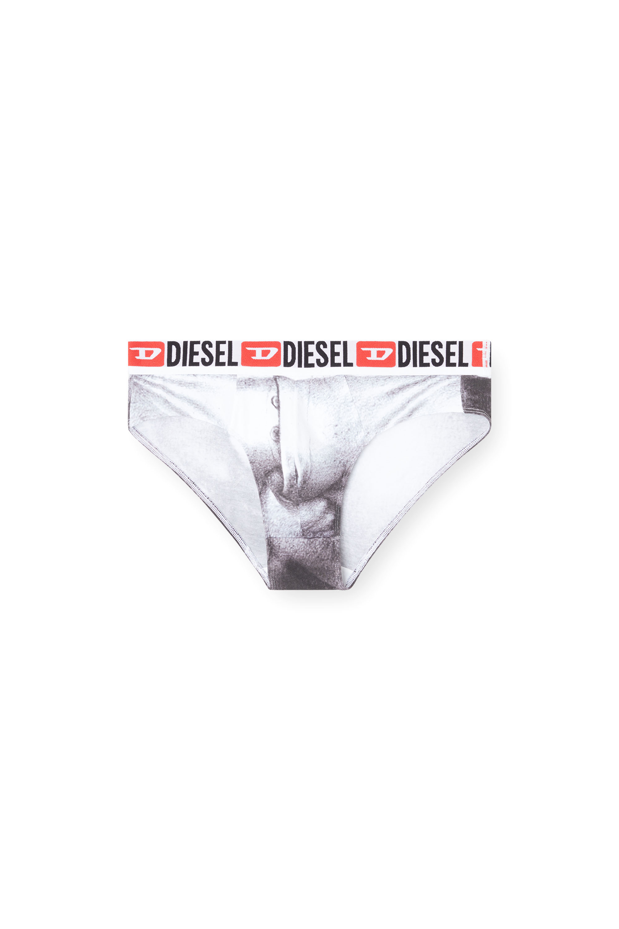 Diesel - PR-ANDRE, Male's Briefs with graphic print in ホワイト - 2