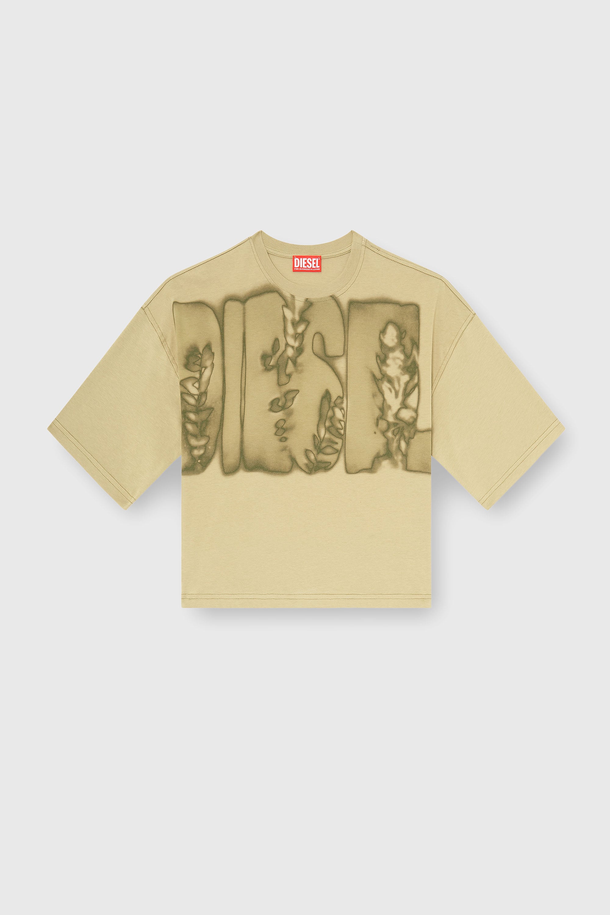 Diesel - T-CROPYN-AA1, Female's Tシャツ in グリーン - 2