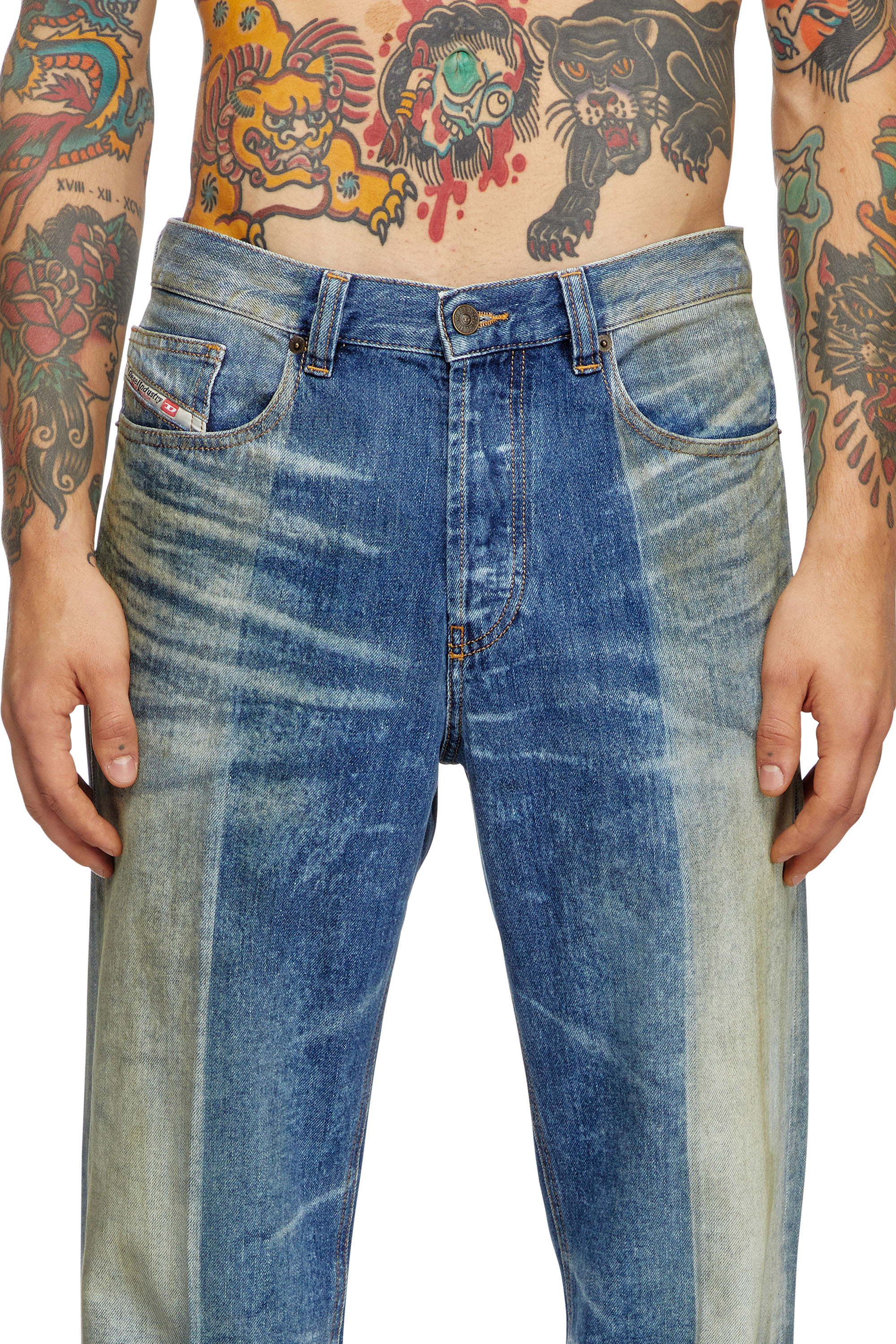 Diesel - Male's Regular Jeans 2024 D-Macs 09L04, ミディアムブルー - 5