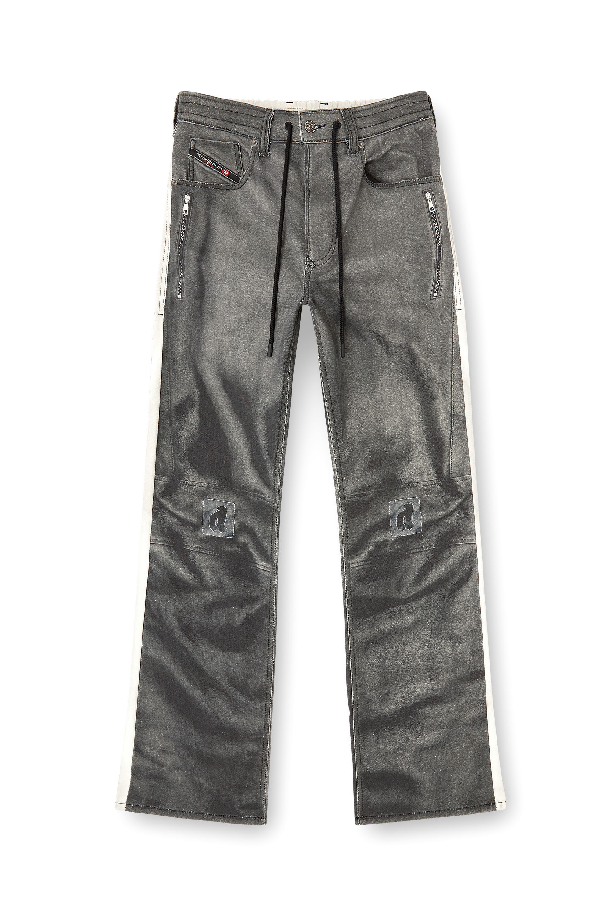 Diesel - Male's Relaxed 2080 D-Reel Joggjeans&reg; 068VJ, ブラック/ダークグレー - 2