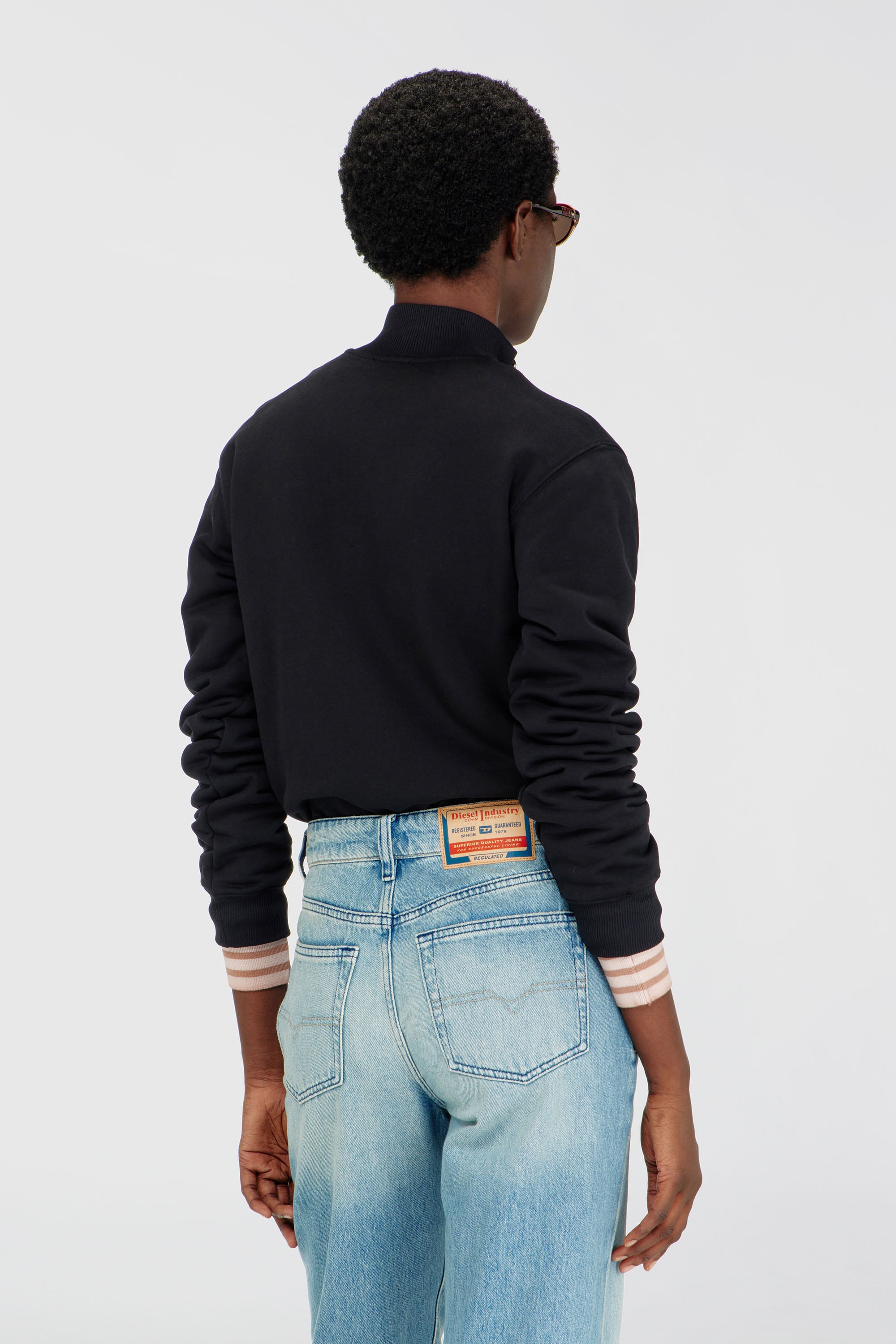Diesel - F-FLACIN, Female's ジップアップスウェット in ブラック - 4