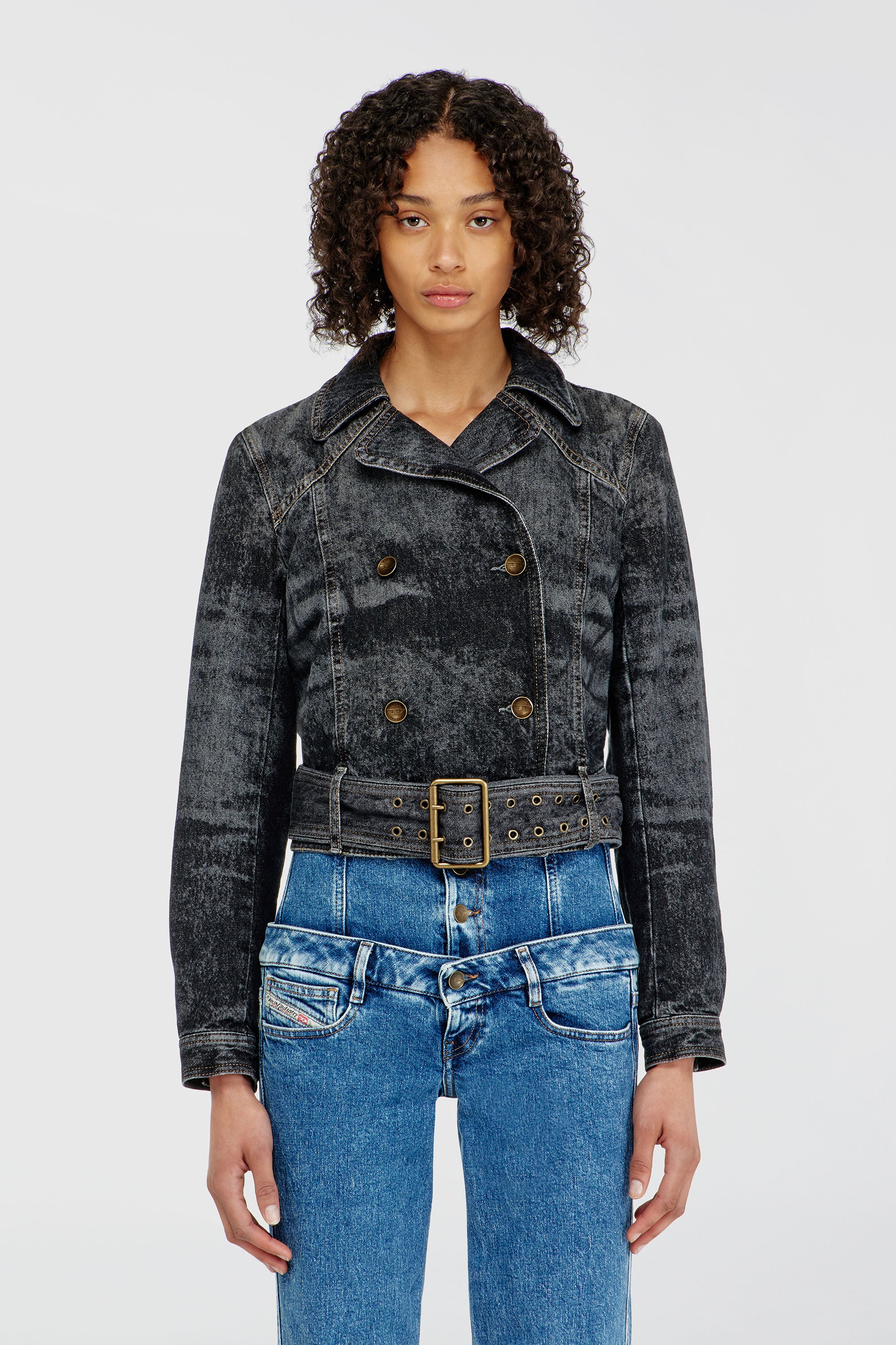 Diesel - DE-LEGEND-S, Female's デニムジャケット in ブラック - 1