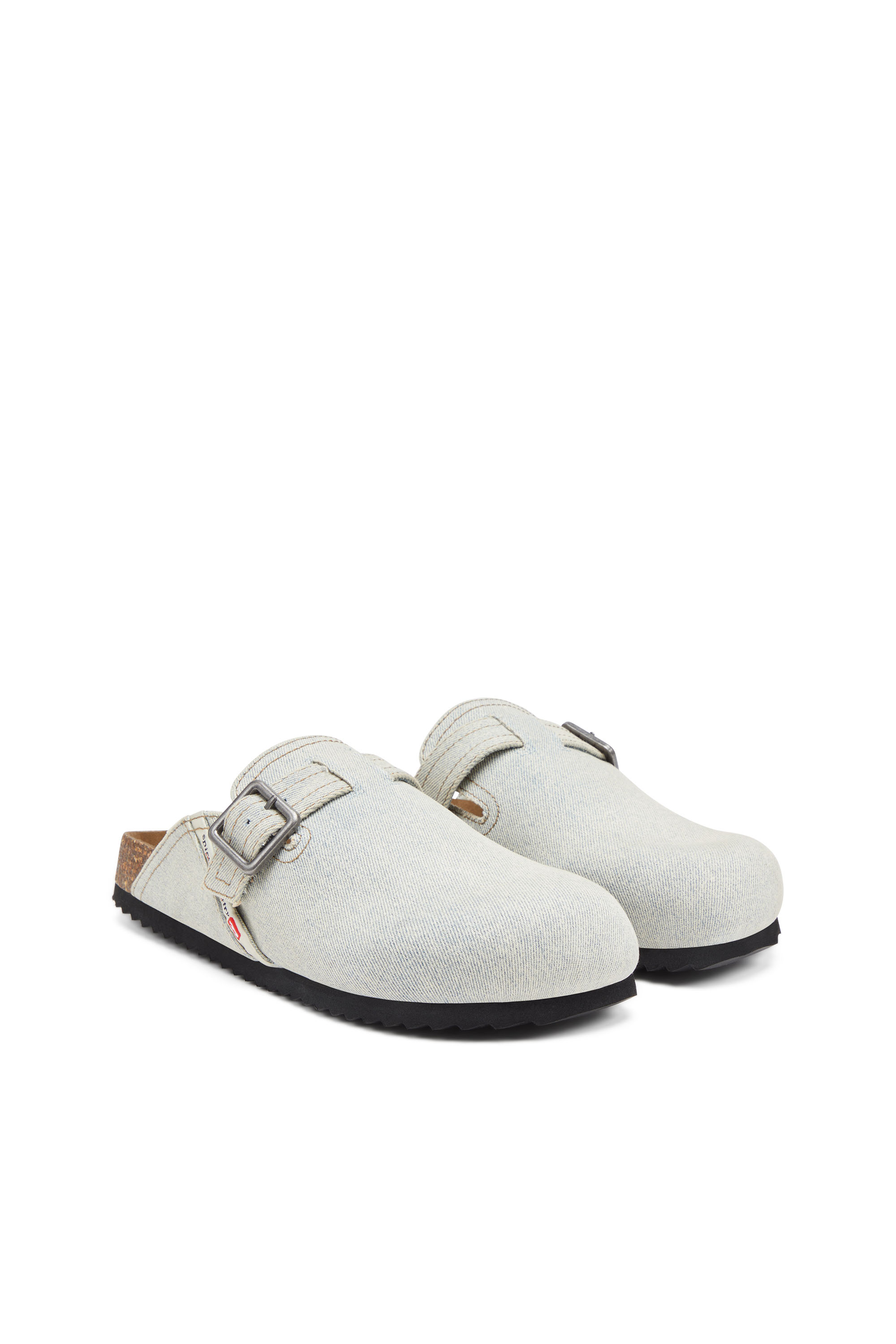Diesel - D-WOODSTOCK X, Male's D-Woodstock-Mules in faded denim in ライトブルー - 2