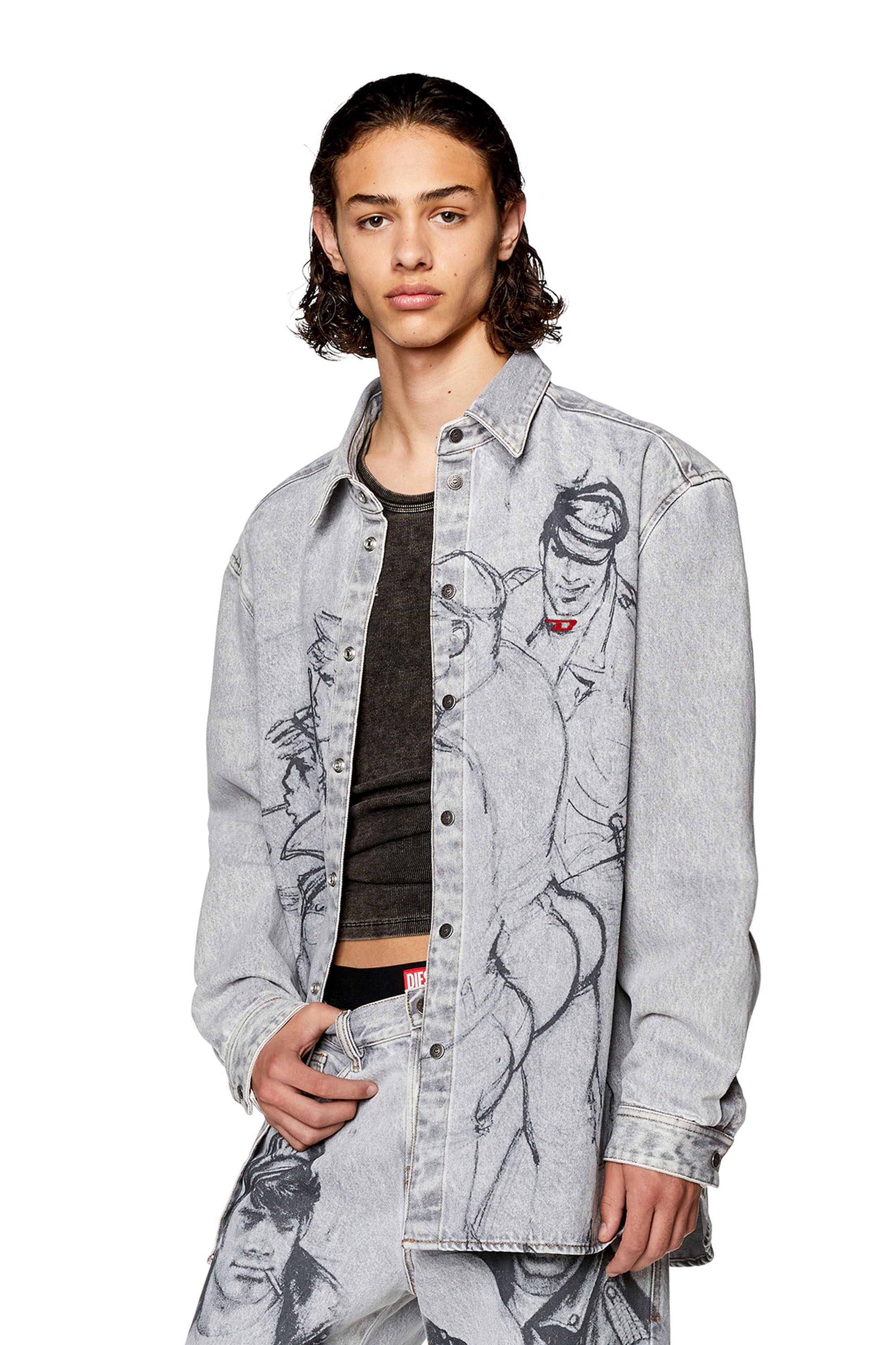 Diesel - PR-D-SIMPLY-OVER, グレー - Image 1