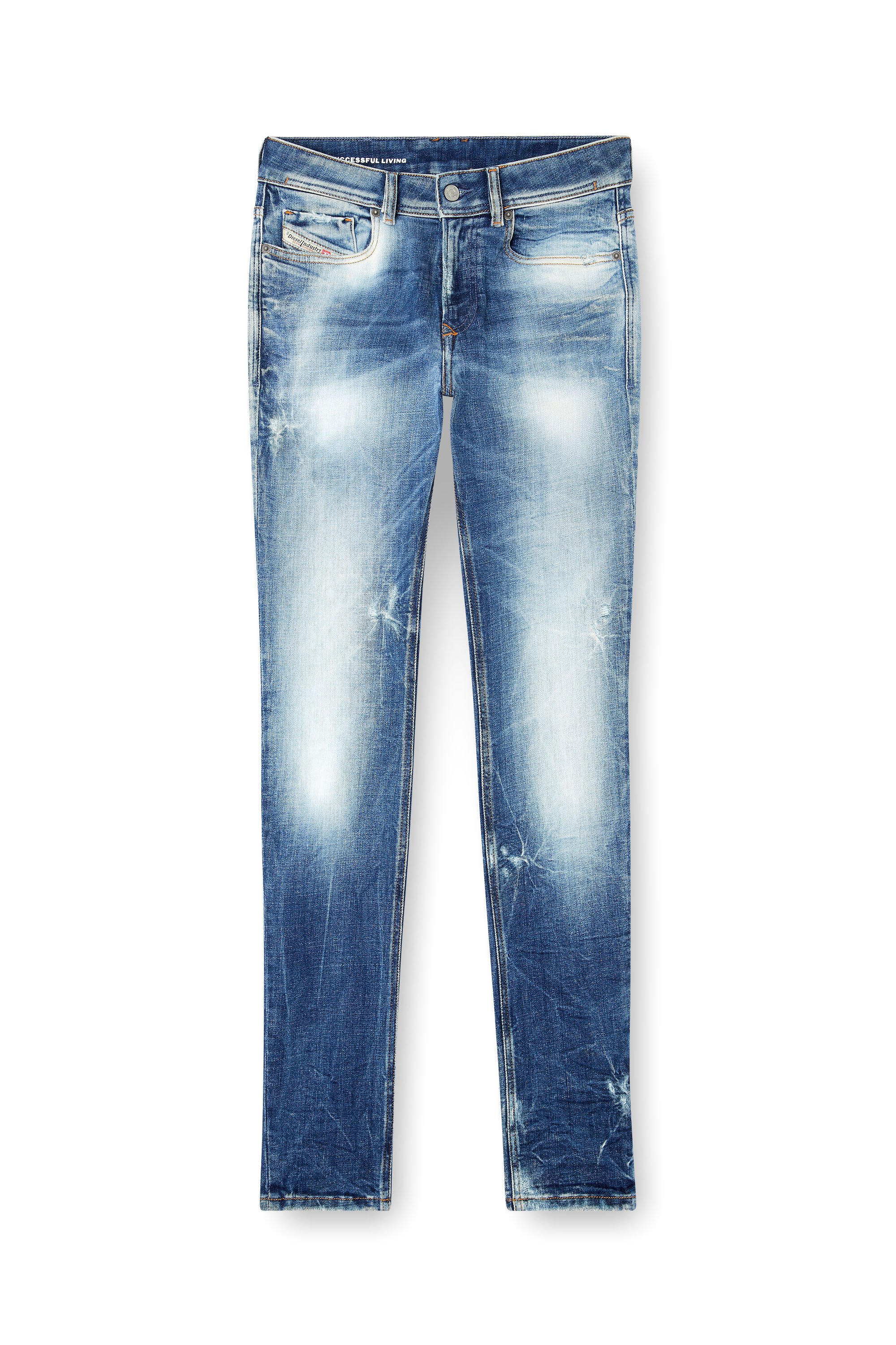 Diesel - Male's Skinny Jeans 1979 Sleenker 09M27, ダークブルー - 3