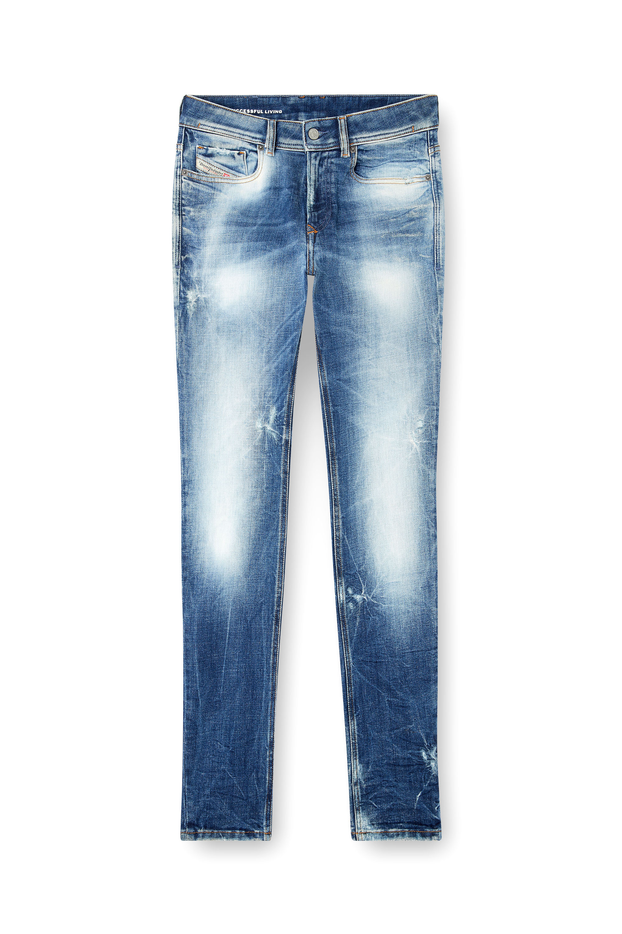 Skinny Jeans 1979 Sleenker 09M27, ダークブルー Diesel - Male's Skinny Jeans 1979 Sleenker 09M27, ダークブルー - 2