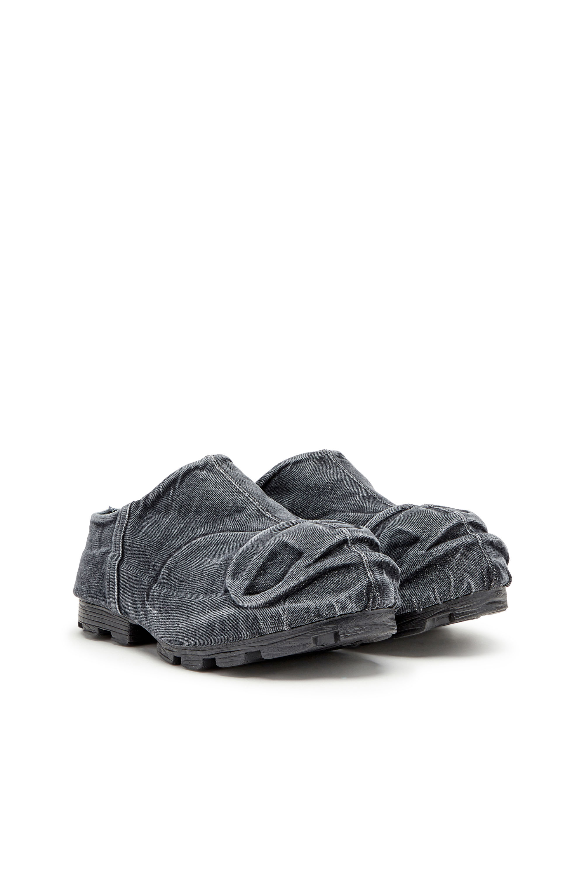 D-HAMMER ML MD X, ブラック Diesel - D-HAMMER ML MD X, Male's D-Hammer-Low-cut denim boots with Oval D toe guard in ブラック - 2