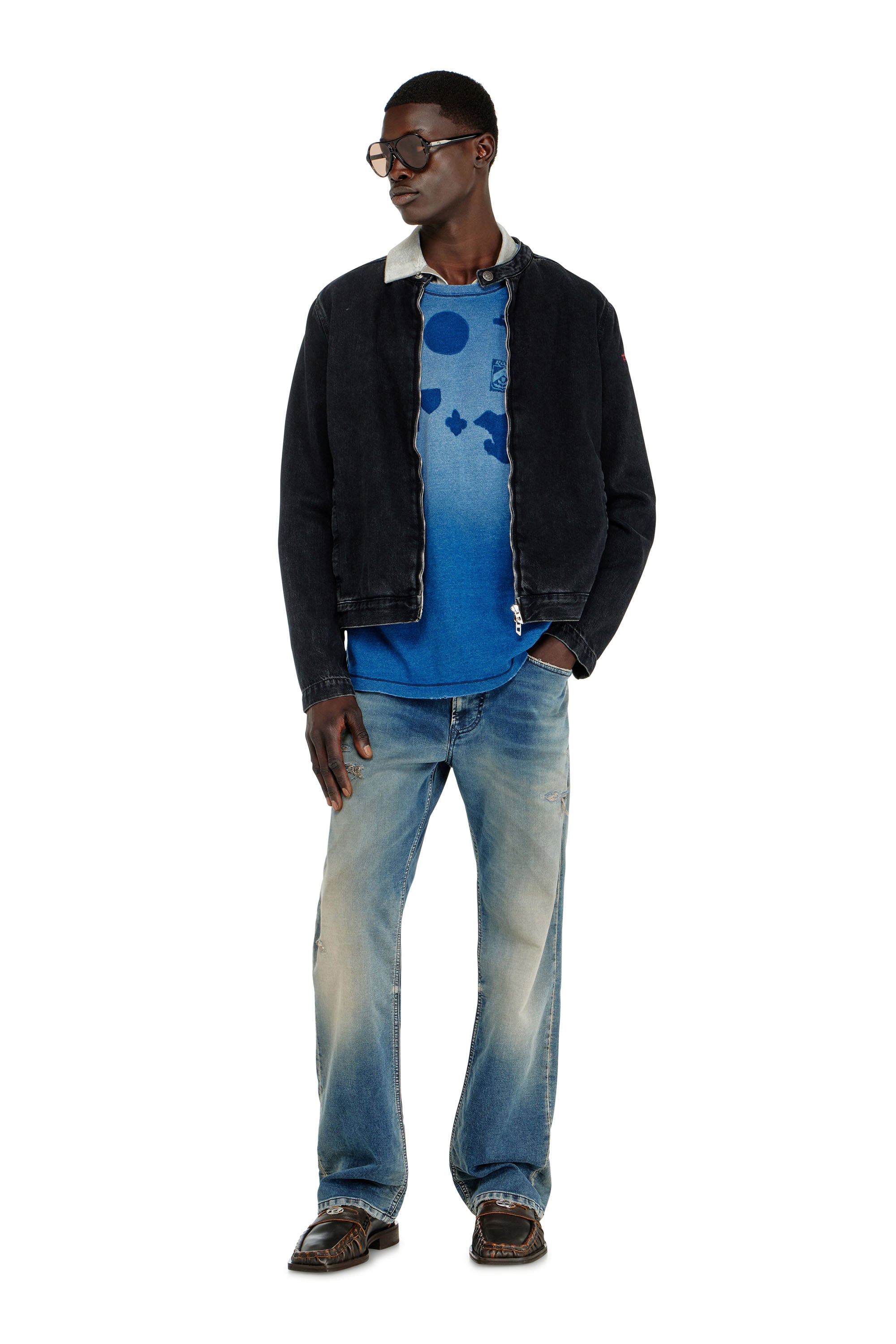 Diesel - Male's Relaxed 2080 D-Reel Joggjeans&reg; 068WY, ミディアムブルー - 1
