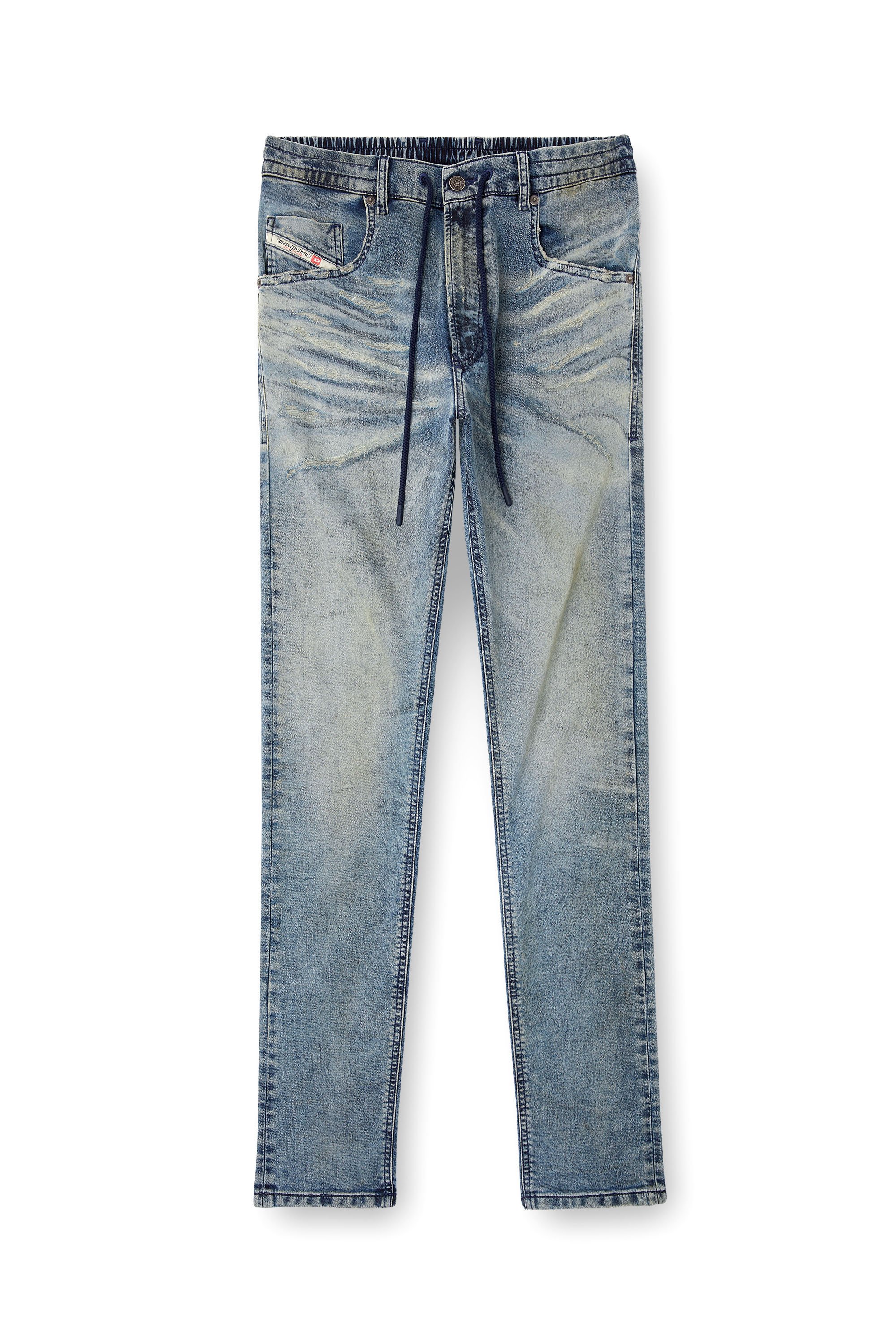 Diesel - Male's Regular 2032 D-Krooley Joggjeans® 09M37, ミディアムブルー - 3