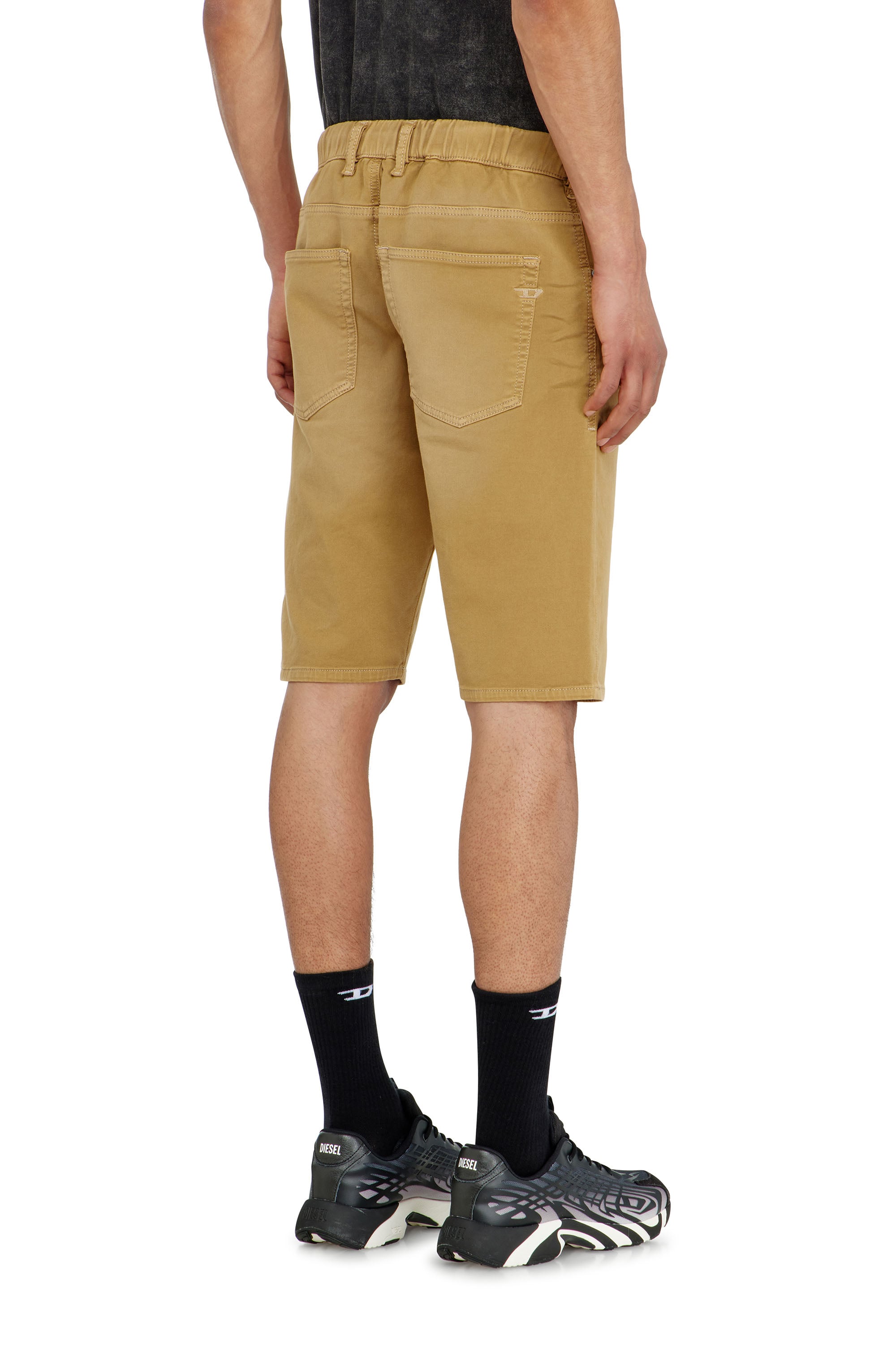 Diesel - 2033 D-KROOLEY-SHORT-BW JOGG, Male's ジョグ ショートパンツ in null - 3