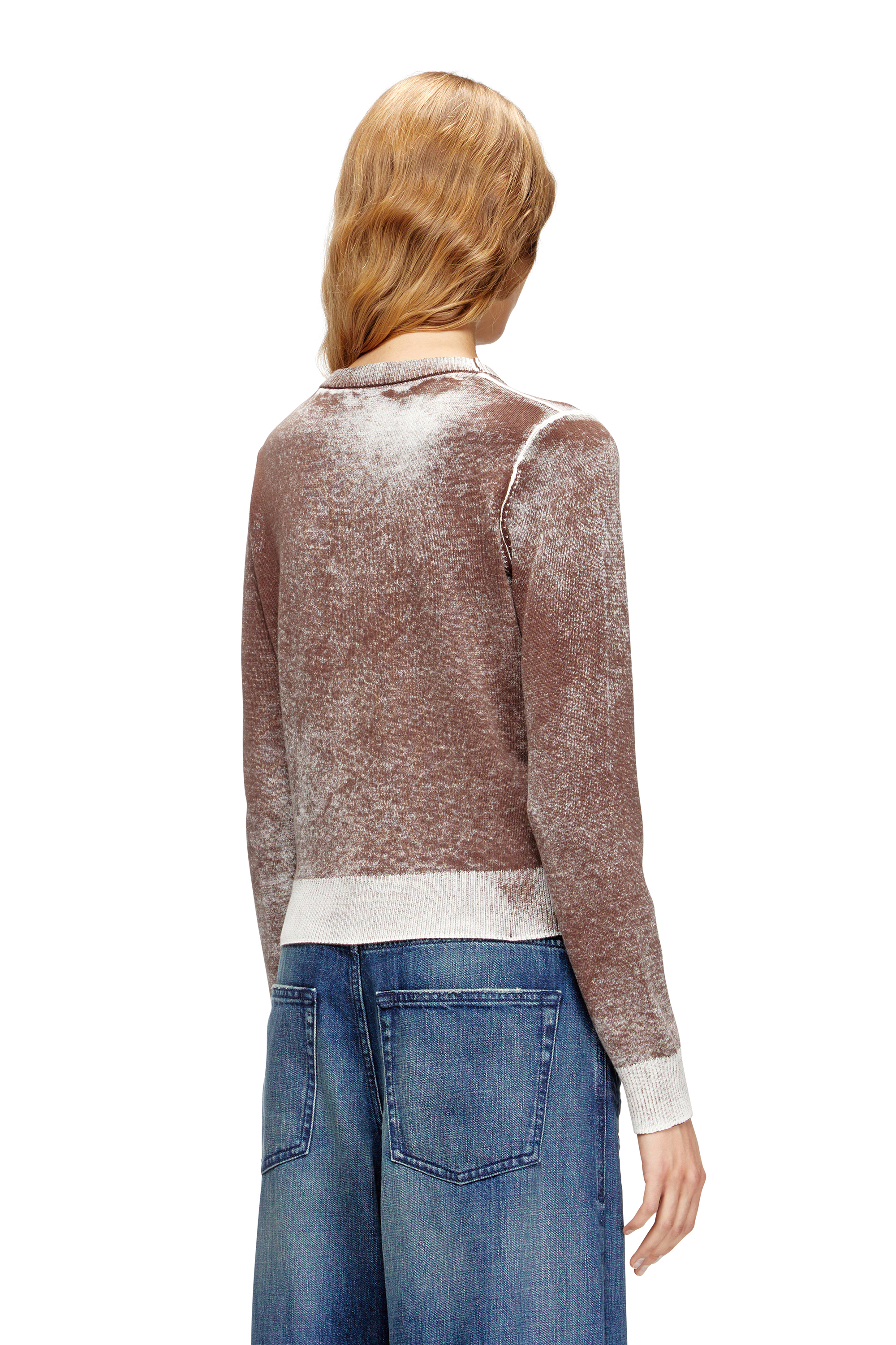 Diesel - M-LOVRE, Female's プルオーバーニット in ブラウン - 5