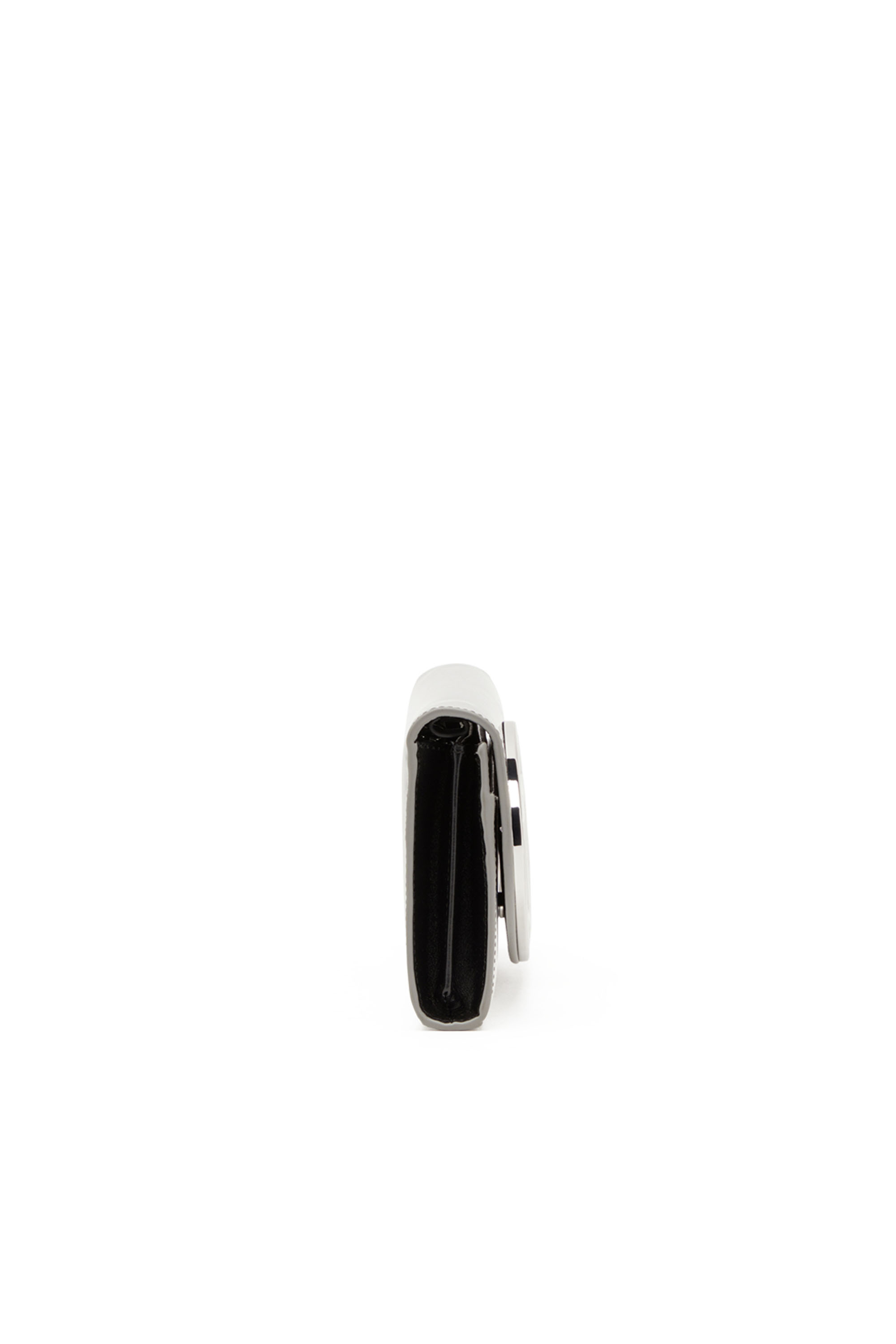Diesel - 1DR WALLET STRAP, Female's Wallet bag in mirrored leather in シルバー - 3