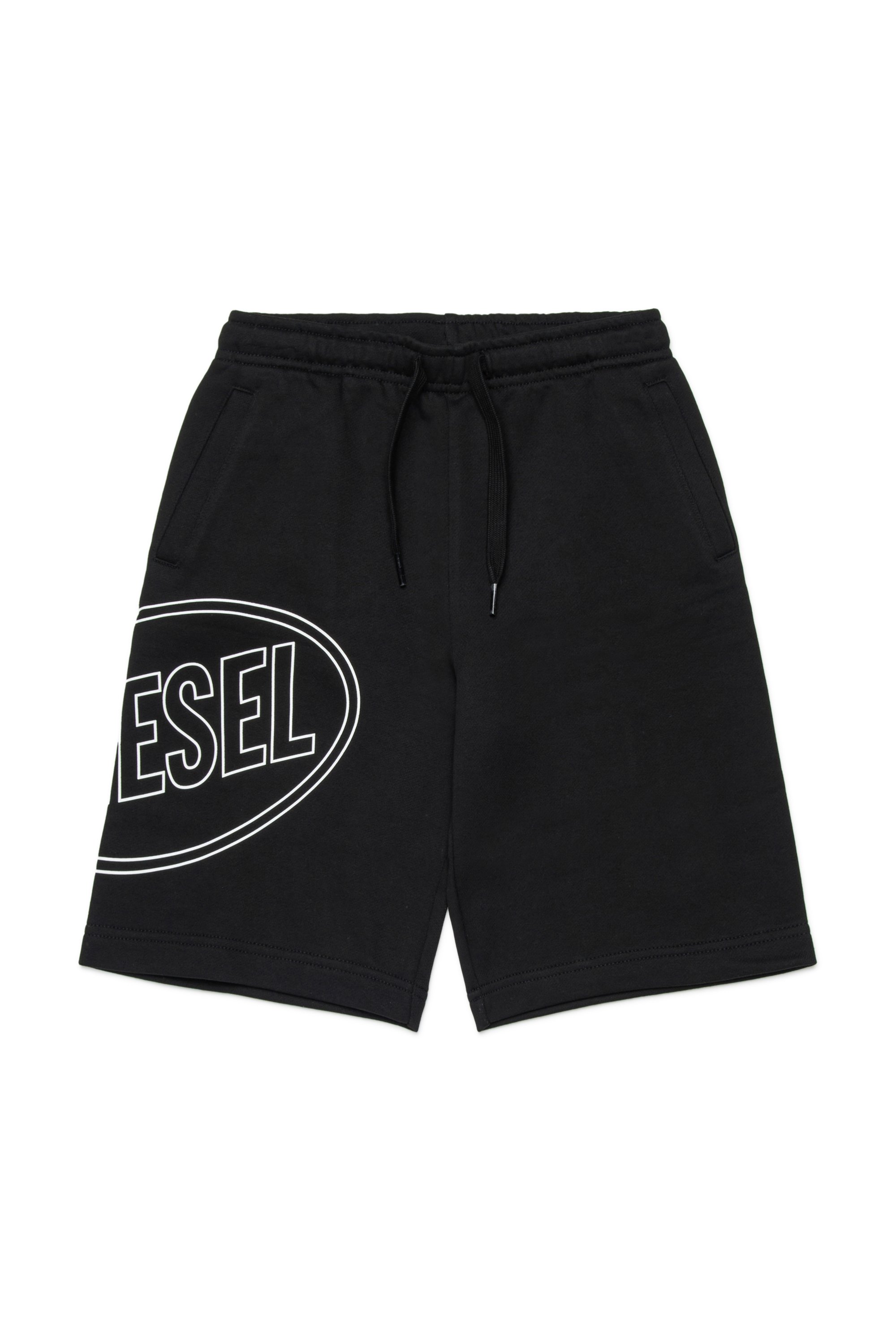 Diesel - PCIRCLE SHORT, Male's ショートパンツ in ブラック - 1