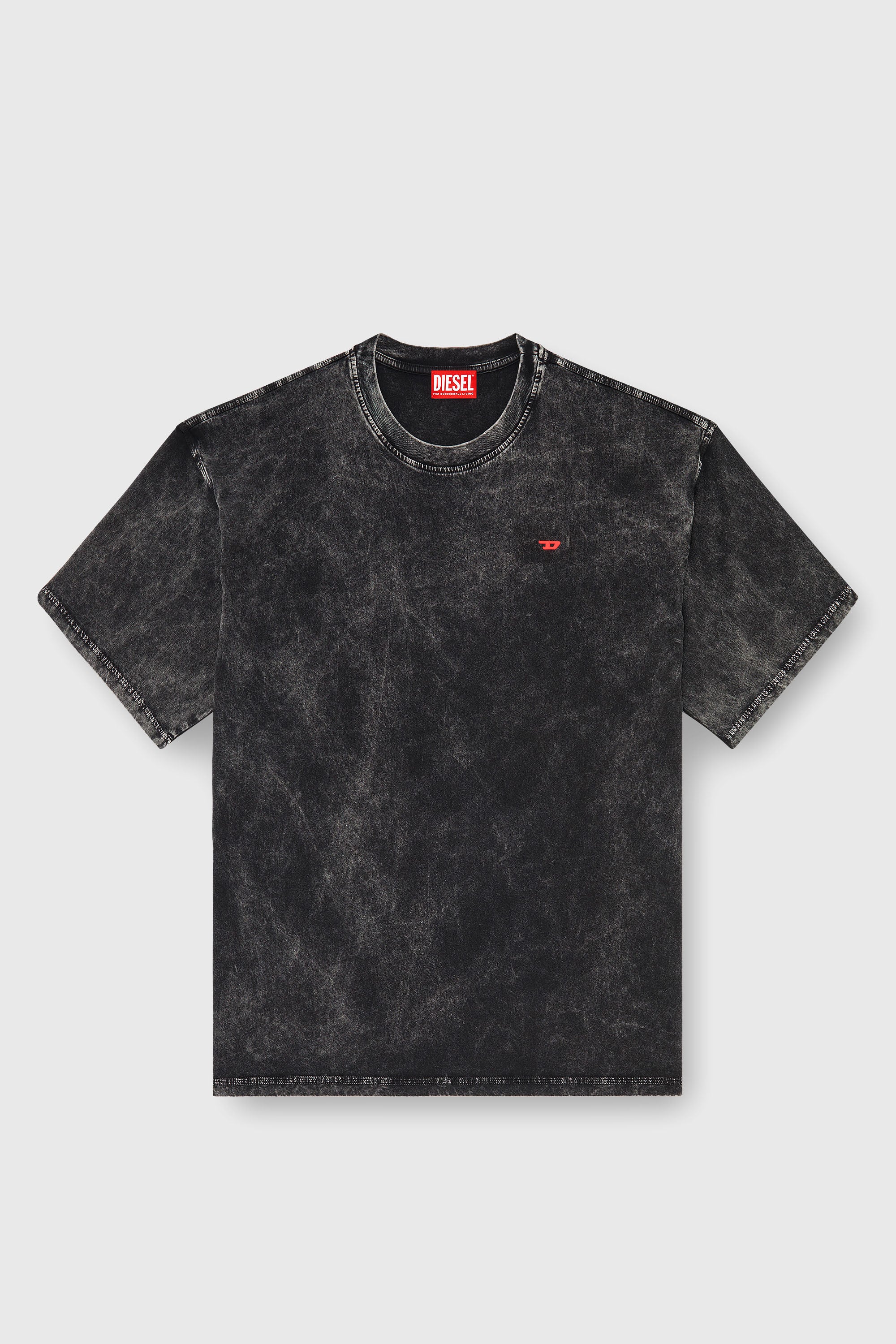 Diesel - T-BOXT-AA14, Male's Tシャツ in ダークグレー - 2