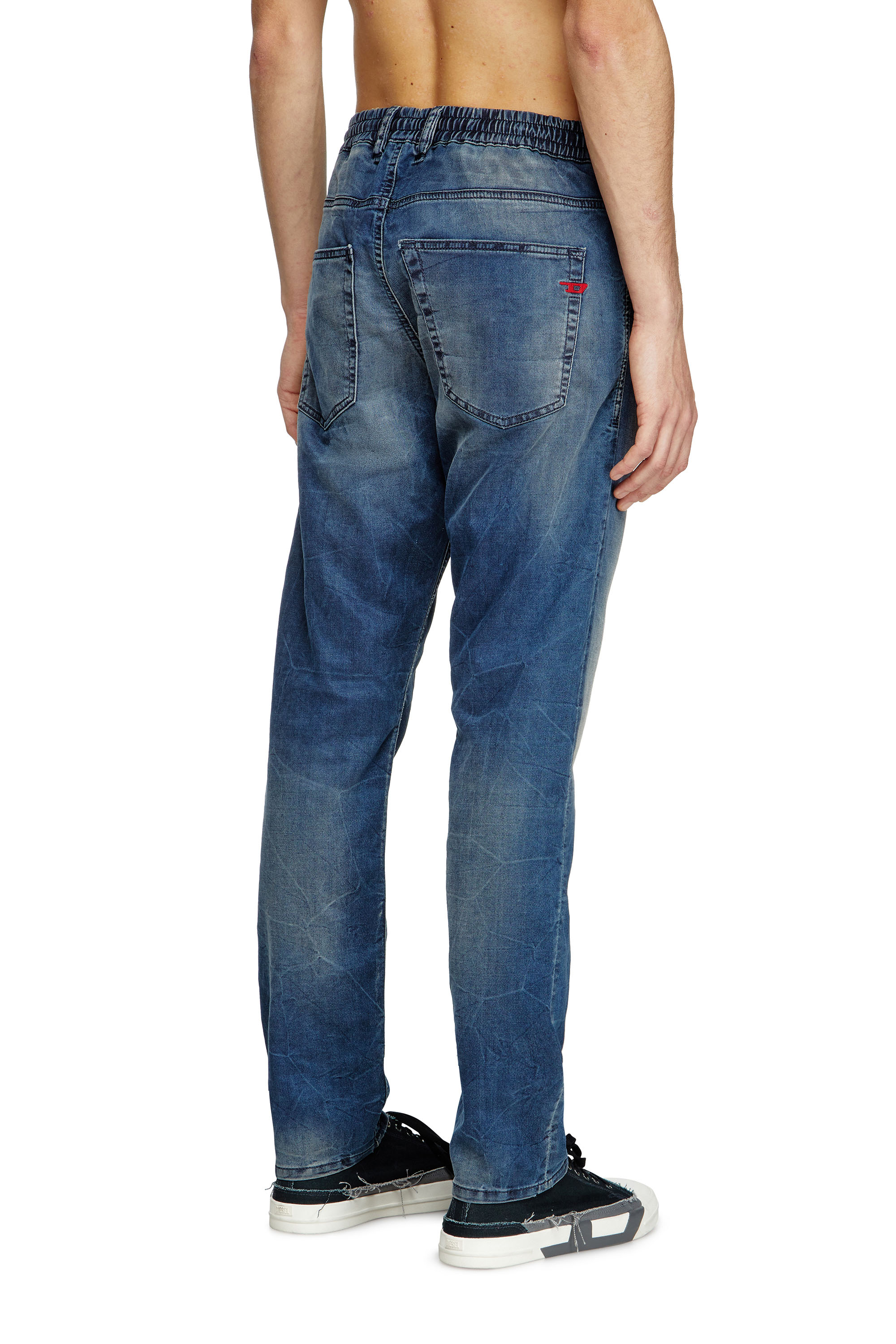 Diesel - Male's Regular 2032 D-Krooley Joggjeans® 068PI, ミディアムブルー - 4