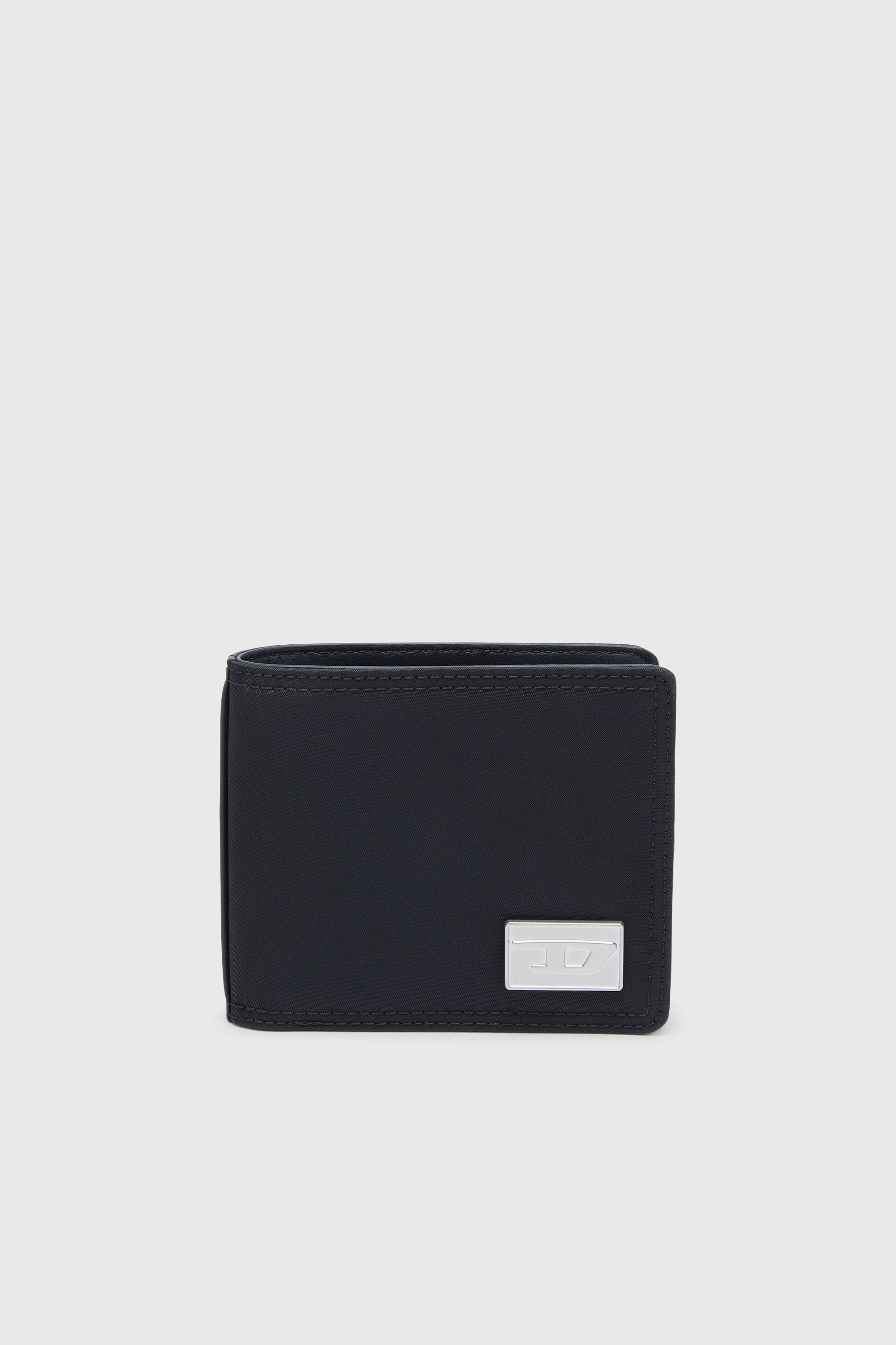 Diesel - MULTI-PKTS BI FOLD COIN S 3D, Male's 二つ折りウォレット in ブラック - 1