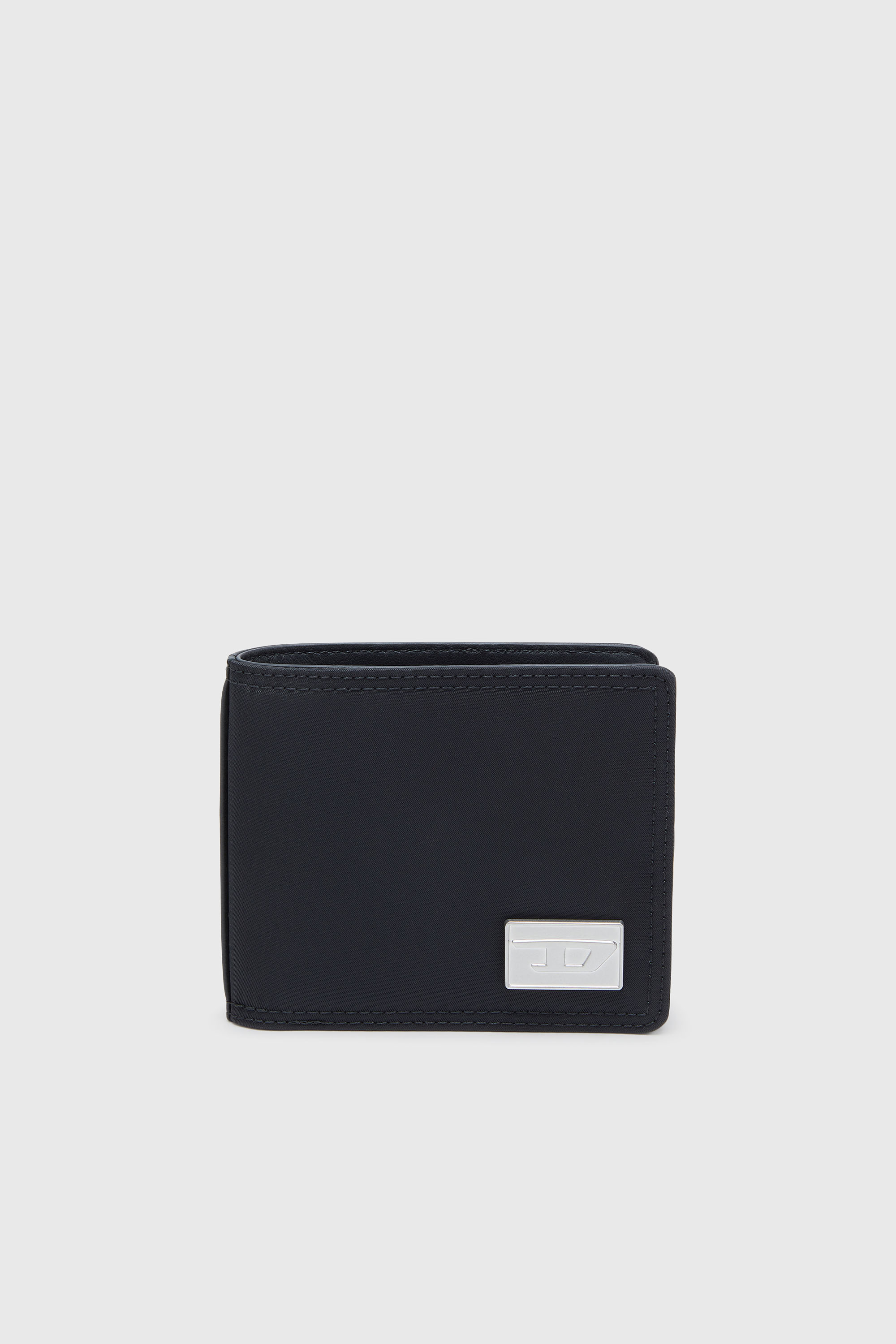 Diesel - MULTI-PKTS BI FOLD COIN S 3D, Male's 二つ折りウォレット in ブラック - 1