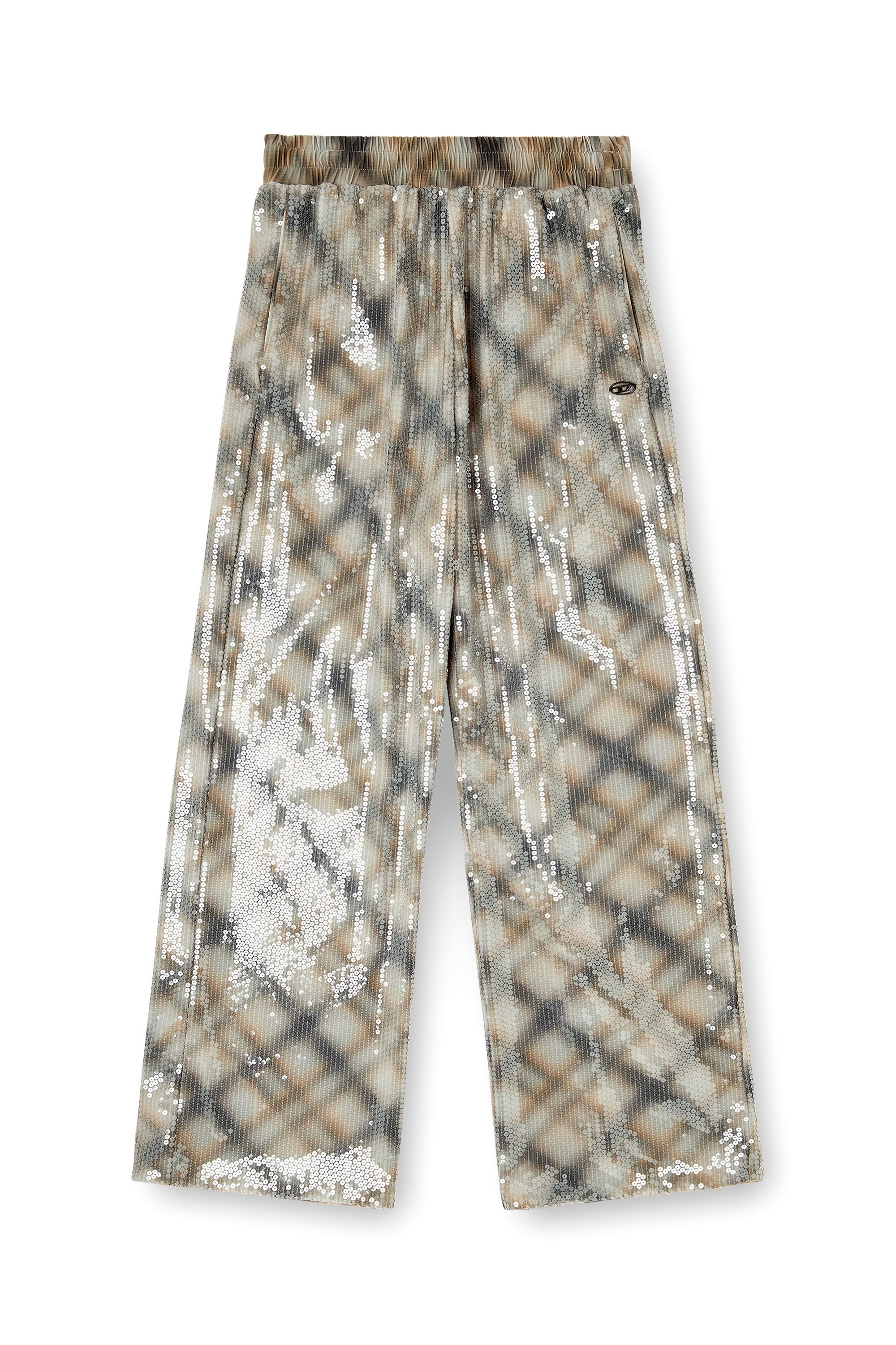 Diesel - P-ERQUEEN, Female's パンツ in ベージュ/グレー - 3