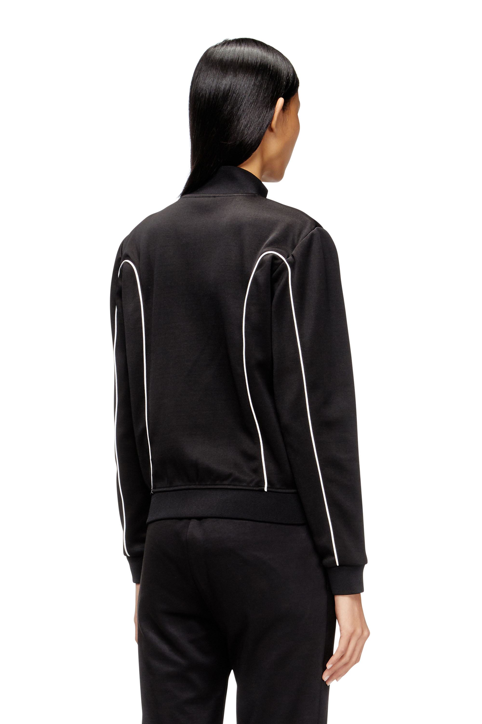 Diesel - F-LOCKING-OD, Female's ジャケット in ブラック/ホワイト - 4