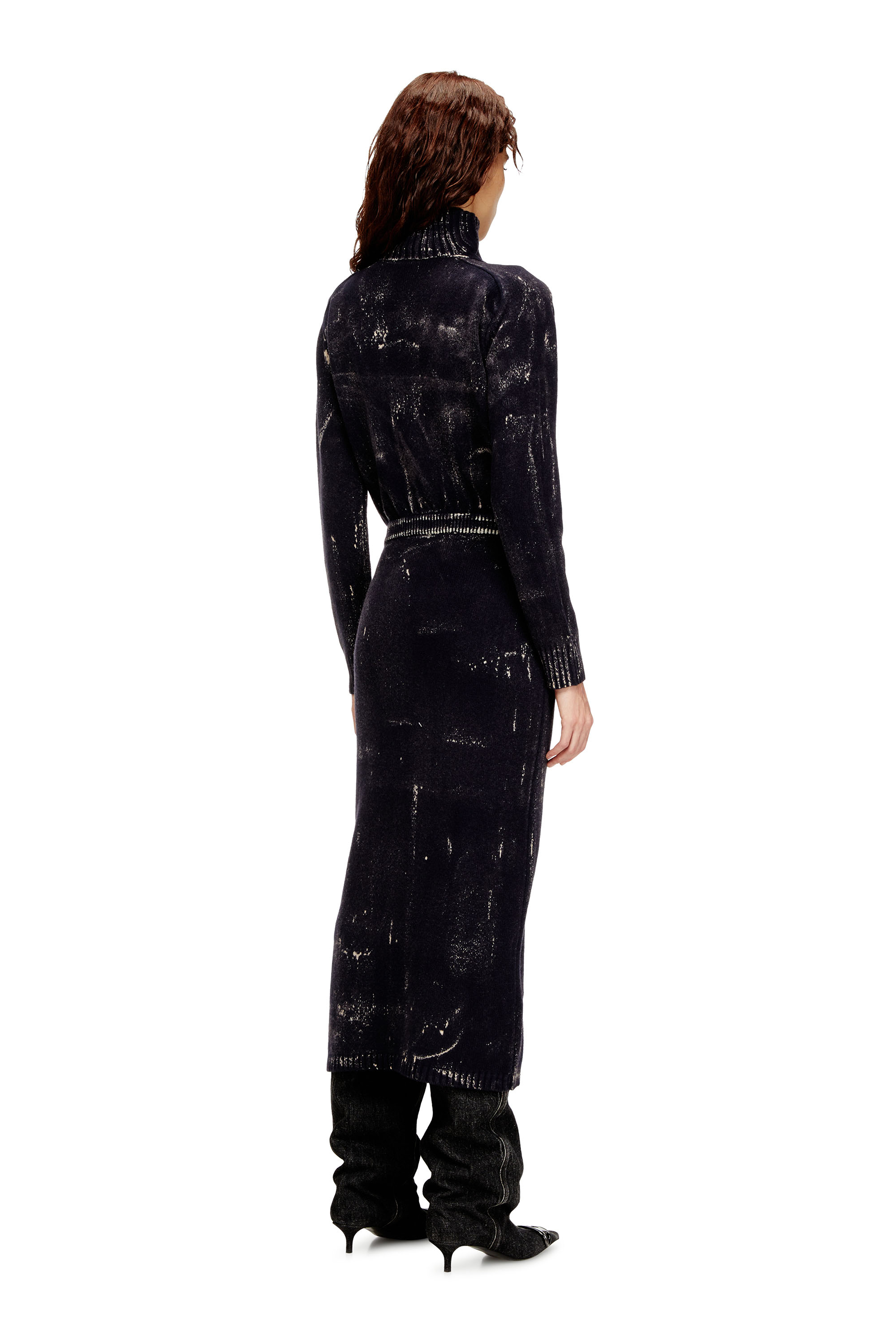 Diesel - M-MARCELLE, Female's ニットドレス in ブラック - 4