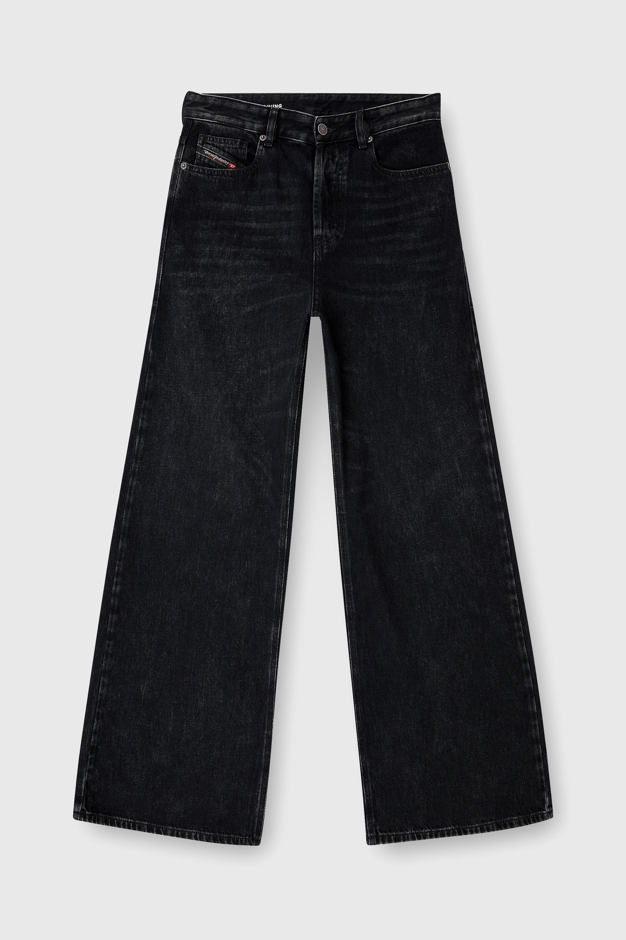 Diesel - Unisex's Relaxed Jeans 1996 D-Sire 09P09, ブラック/ダークグレー - 2