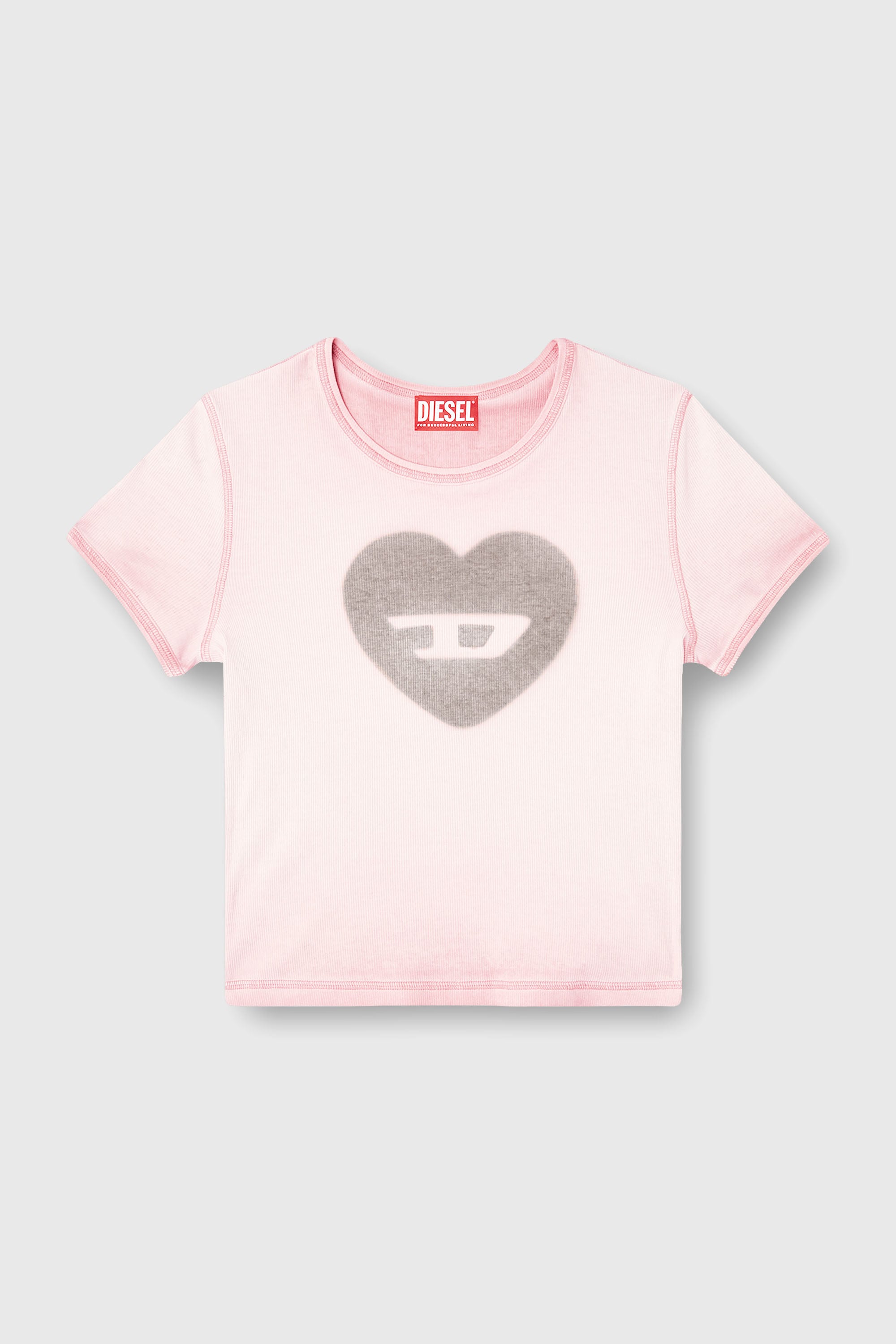 Diesel - T-ELE, Female's Tシャツ in フェースパウダー - 2