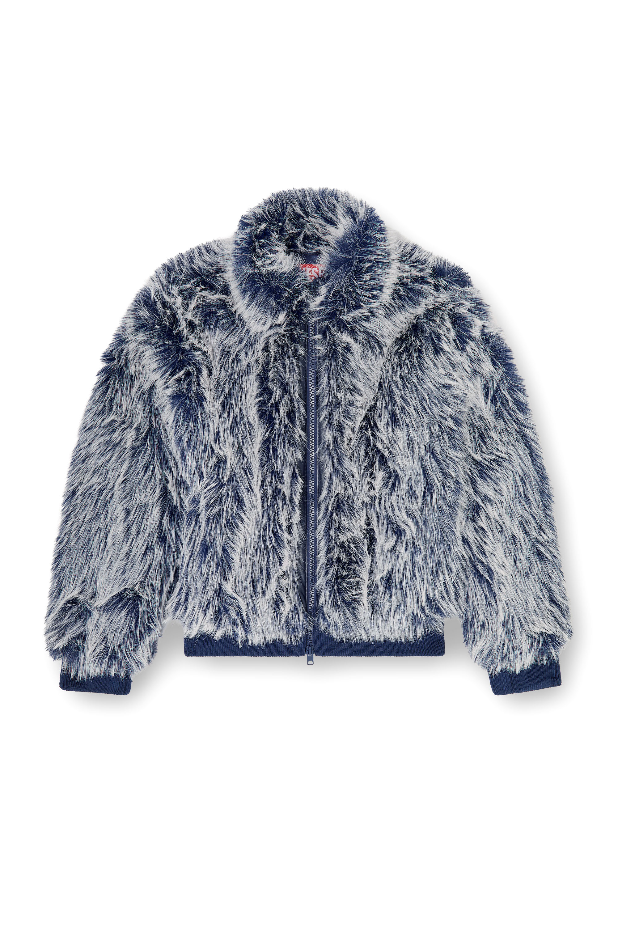 Diesel - W-VICTOR, Male's ジップアップジャケット in ミディアムブルー - 2