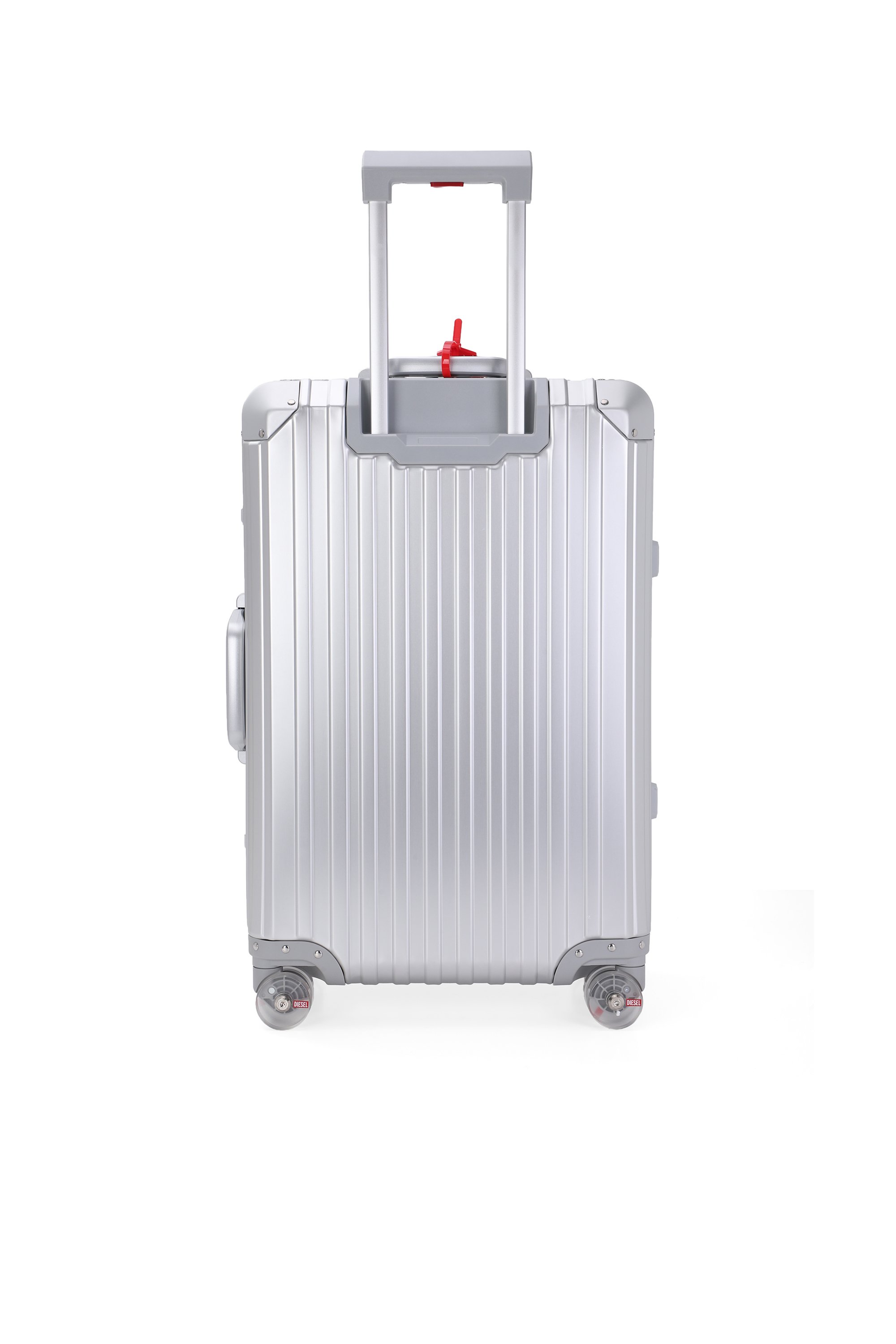 Diesel - DIESEL ALUMINUM TROLLEY- DSL002, Unisex's Aluminum Carry-On Luggage 24" in シルバー - 2