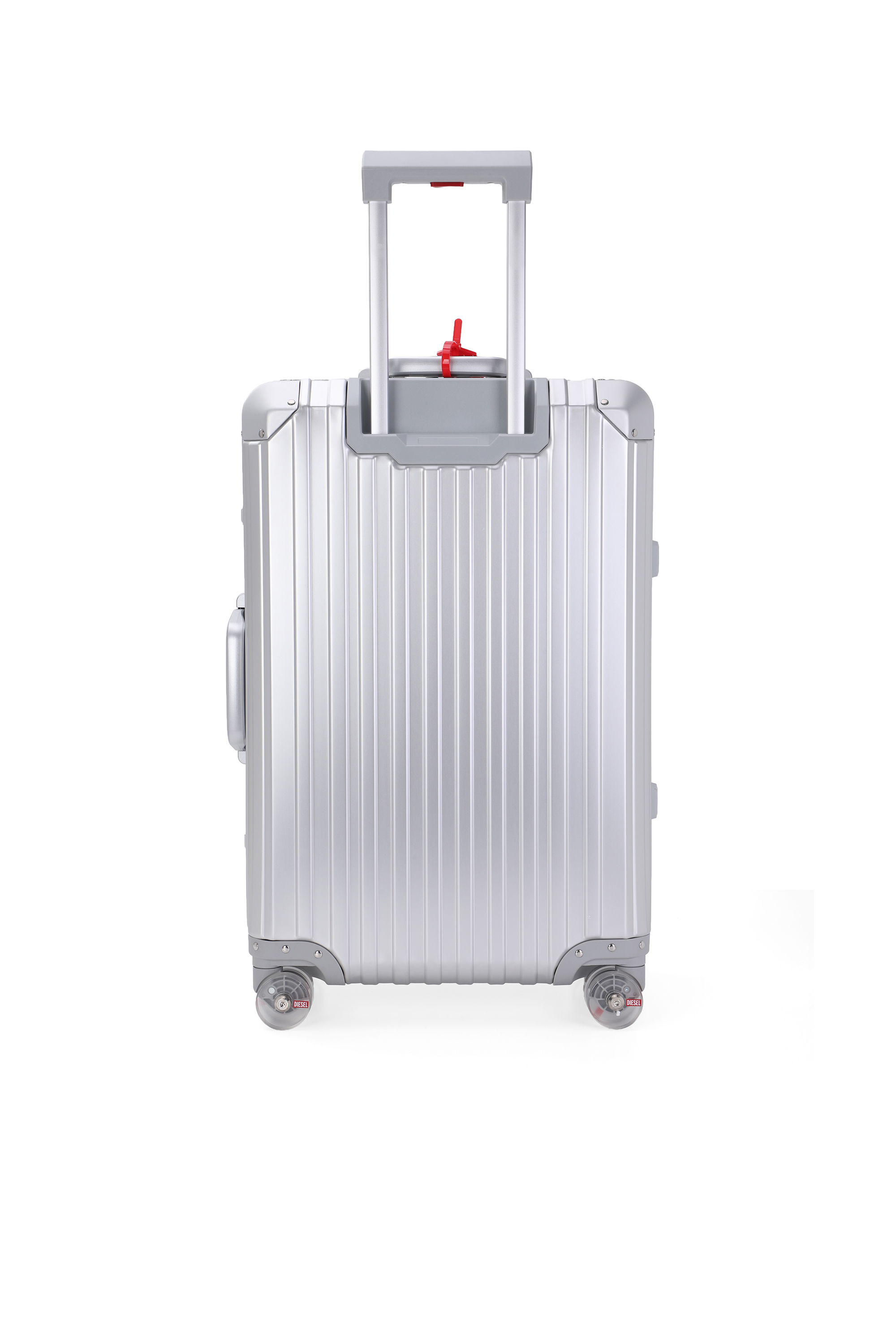 Diesel - DIESEL ALUMINUM TROLLEY- DSL002, Unisex's Aluminum Carry-On Luggage 24" in シルバー - 2