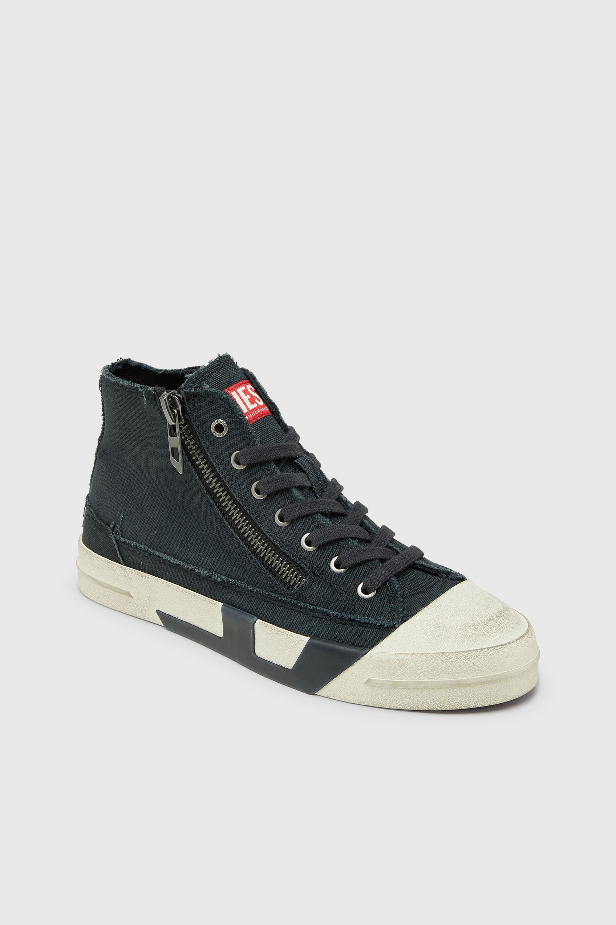 Diesel - S-D-VERSE ZIP MID II, Male's ミッドカットスニーカー in ブラック - 6