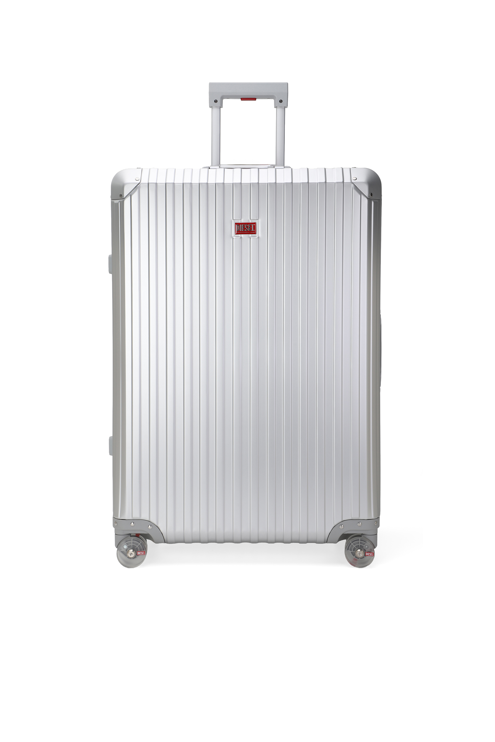 Diesel - DIESEL ALUMINUM TROLLEY- DSL002, Unisex's Aluminum suitcase size L in シルバー - 1