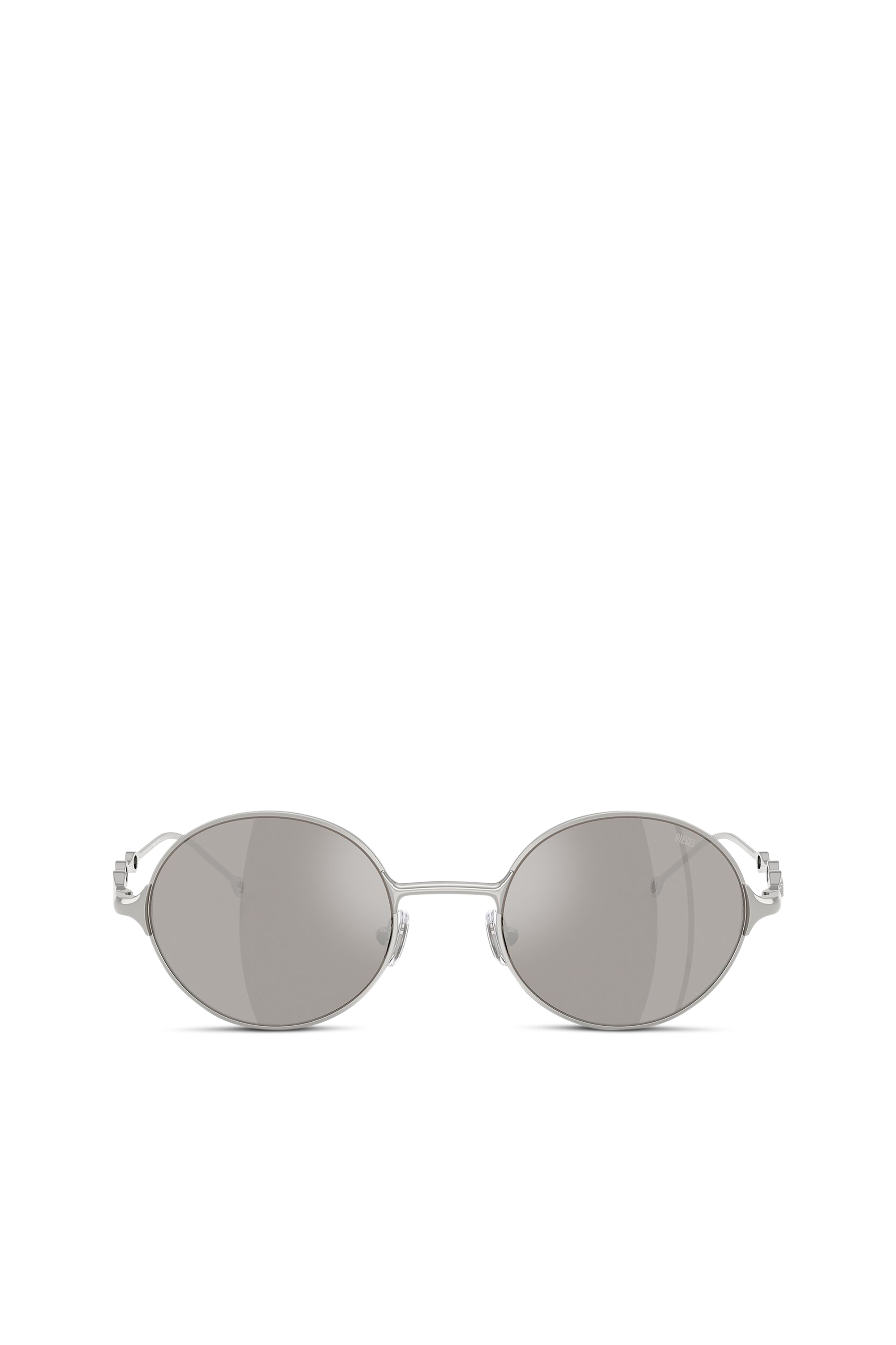 Diesel - 0DL1008, Unisex's Round sunglasses in シルバー - 1