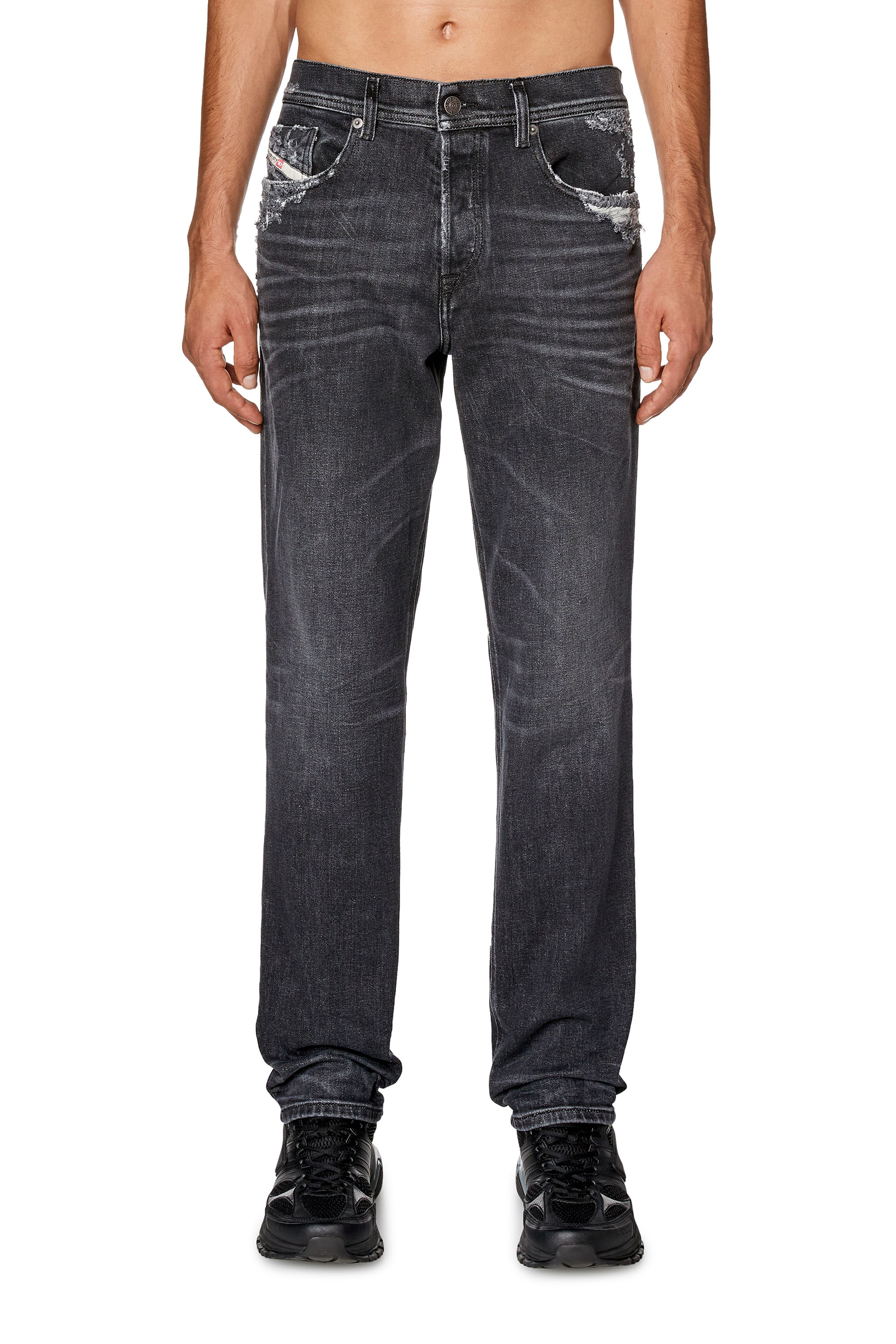 Diesel - Tapered Jeans 2023 D-Finitive 09G23, ブラック/ダークグレー - Image 2