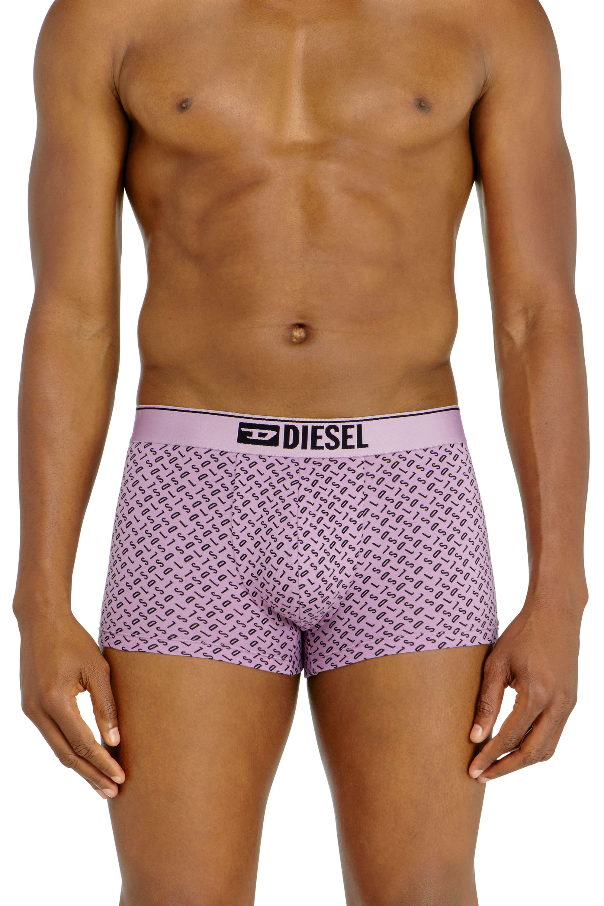 Diesel - DAMIEN-D-BOX-3PACK, Male's ボクサーパンツ 3枚パック in ライラック - 2