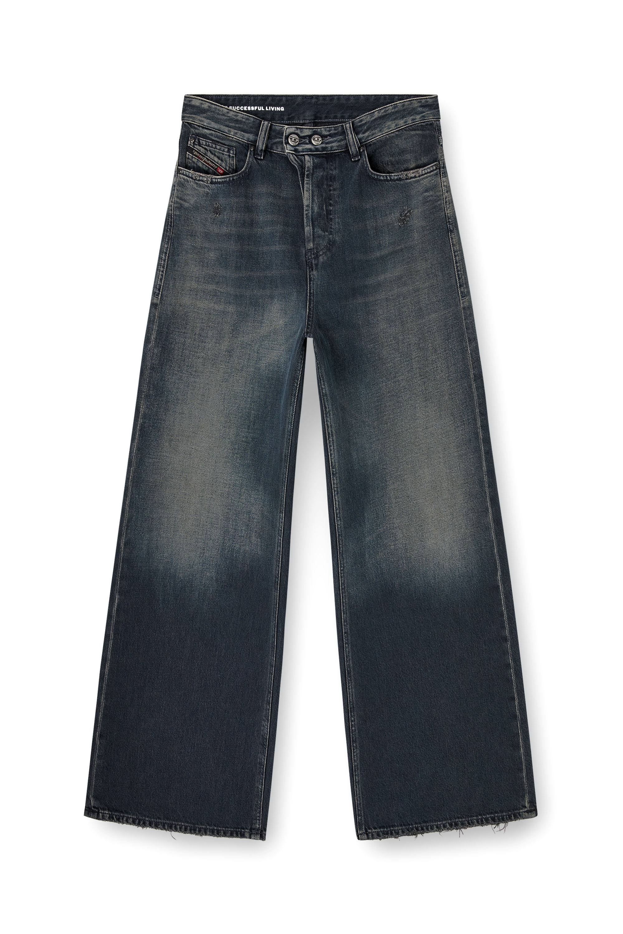Diesel - Female's Relaxed Jeans 1996 D-Sire 09N67, ダークブルー - 3