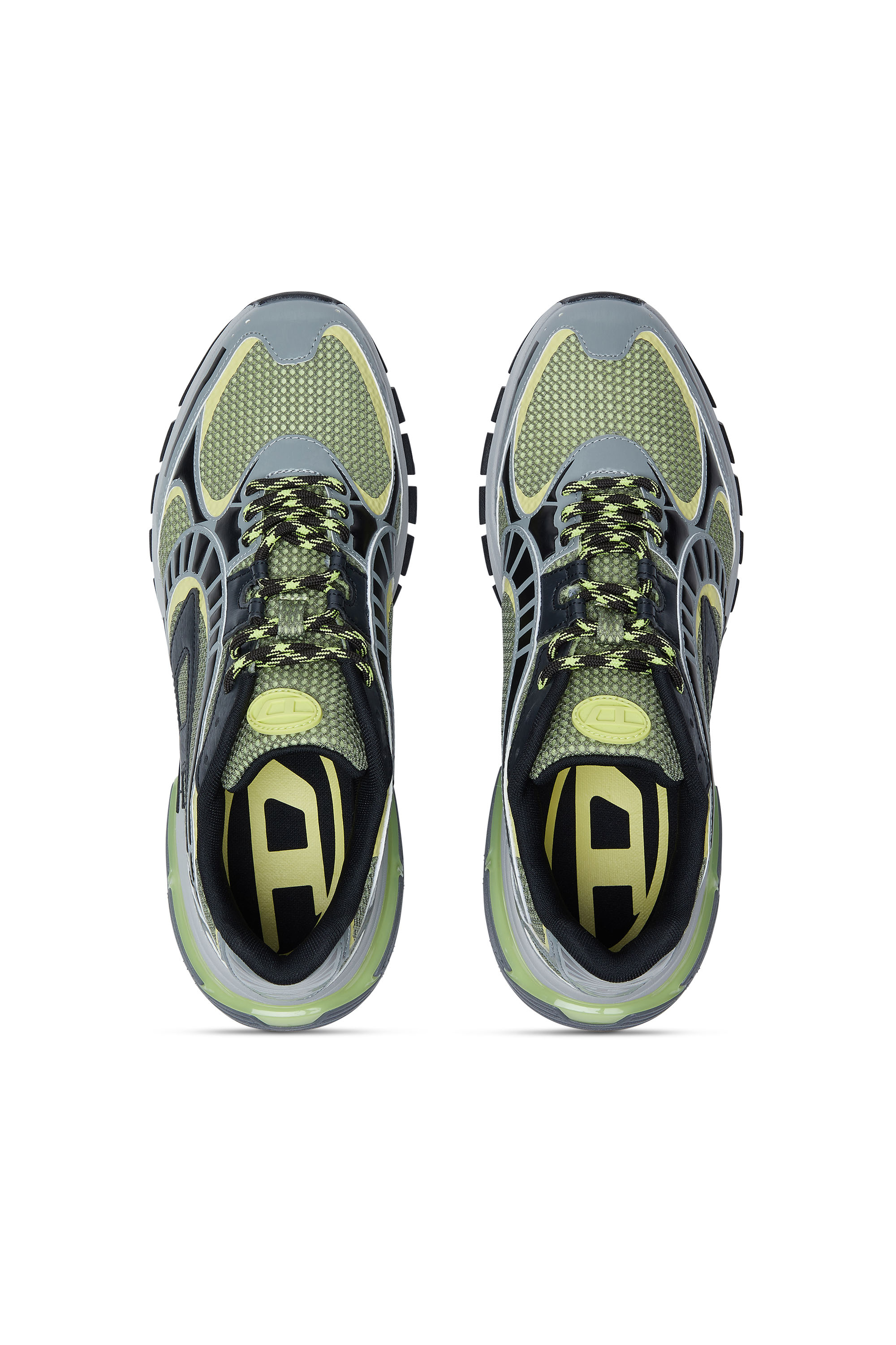 Diesel - S-PRO-V-DENSE LOW, Male's ローカットスニーカー in グレー/グリーン - 6