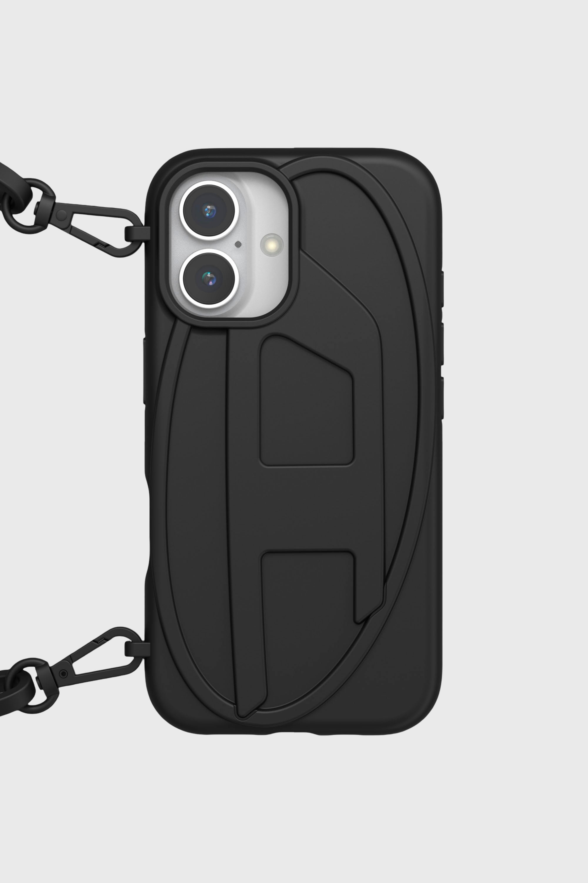 Diesel - 60171  MOULDED CASE, Unisex's Oval D Chain Case for iP 16 in ブラック - 2