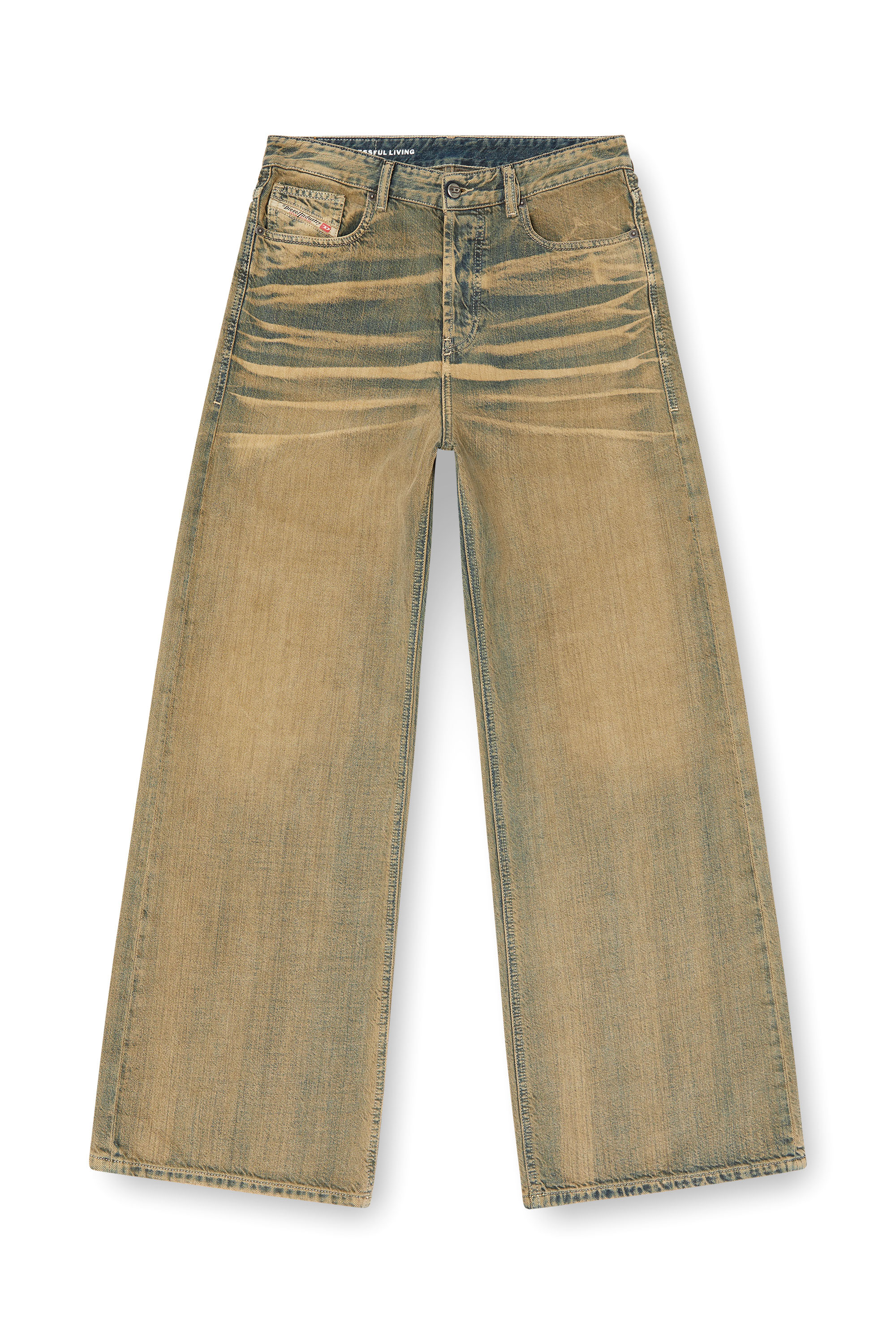 Diesel - Female's Relaxed Jeans 1996 D-Sire 09L49, ミディアムブルー - 2