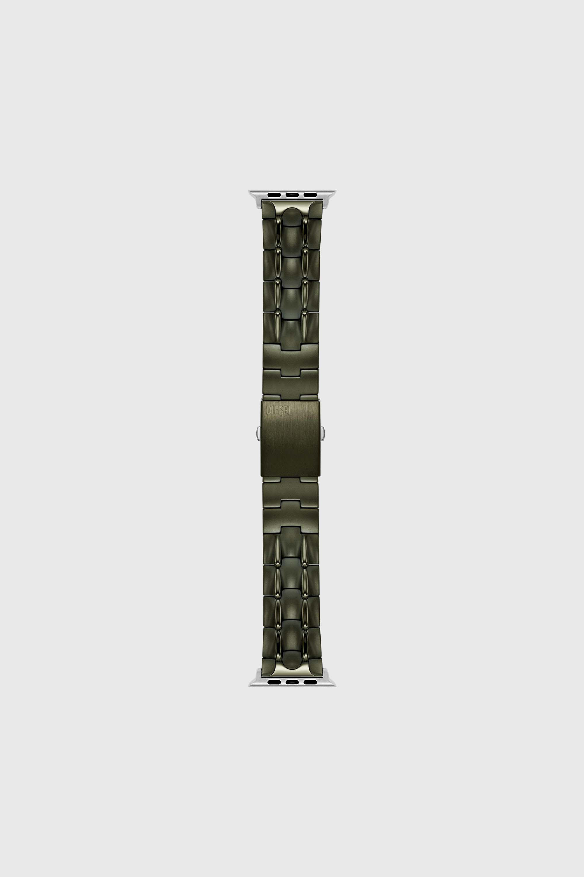 Diesel - DSS0022, Unisex's Stainless Steel Band for Apple Watch&reg;, 42/44/45/49mm in ブラック - 1