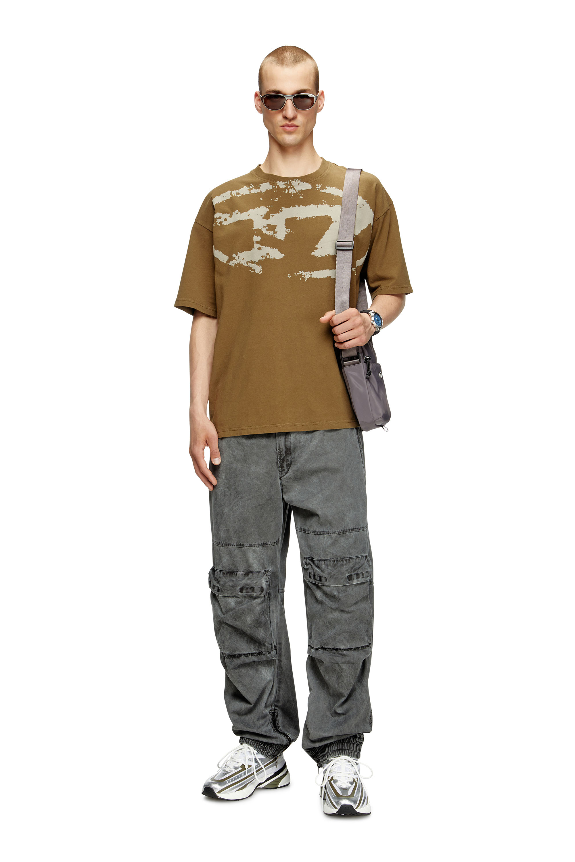Diesel - T-BOXT-N14, Male's Tシャツ in グリーン - 1