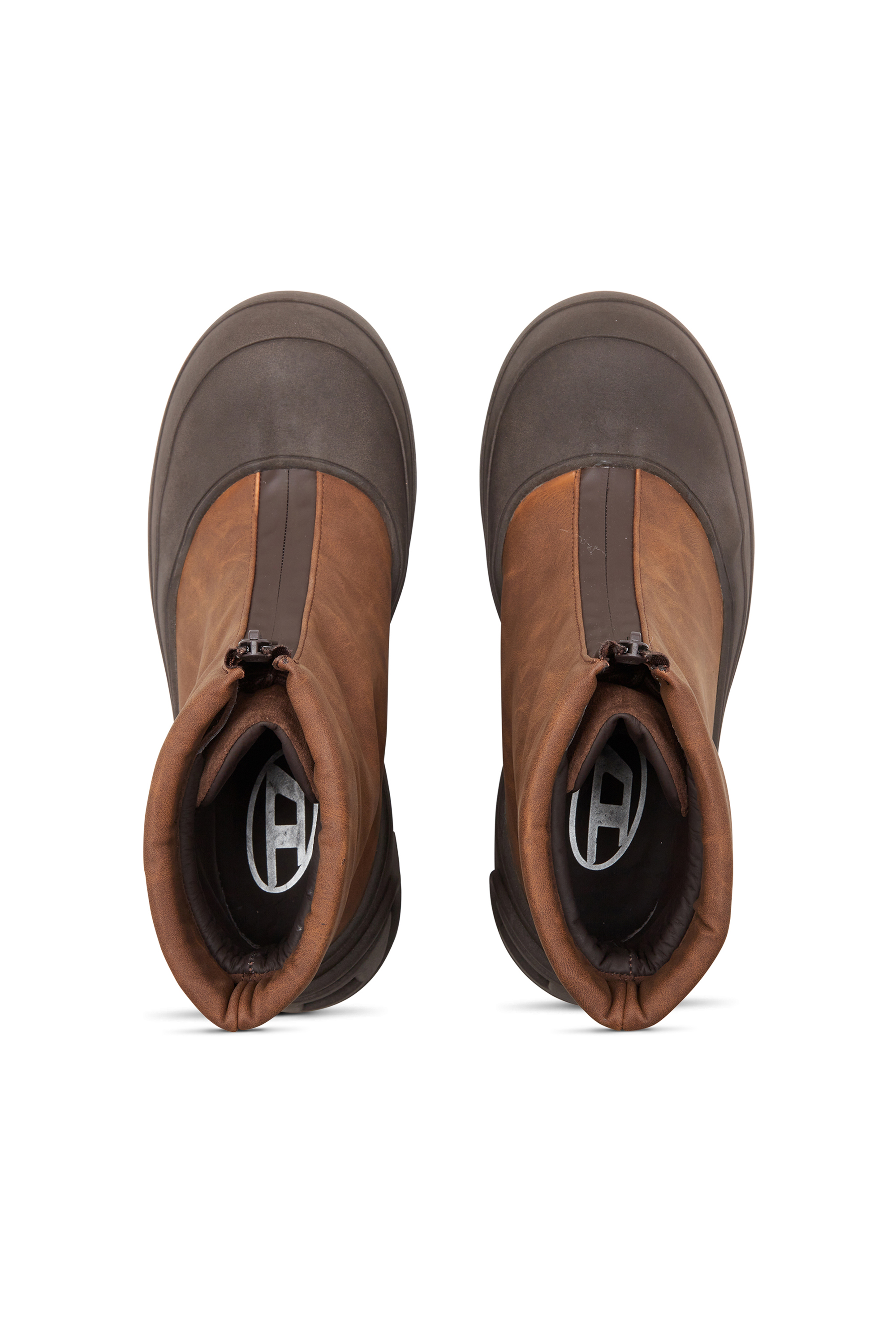 D-DONALD CH, ブラウン Diesel - D-DONALD CH, Male's D-Donald-Rubber-trimmed ankle boots in ブラウン - 5