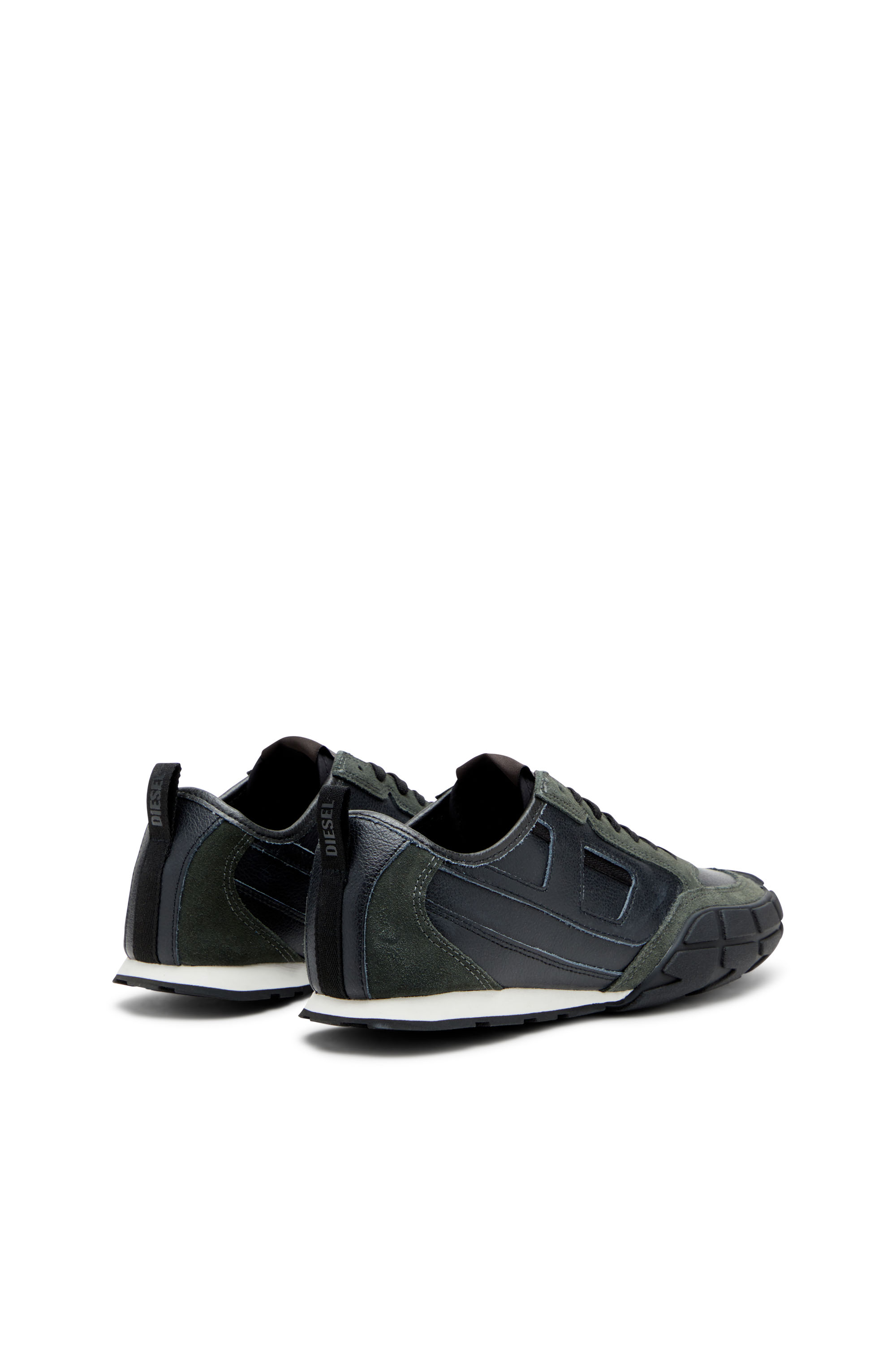 Diesel - S-PAGODHA LOW, Male's S-Pagodha-Sneakers in leather and suede in null - 3